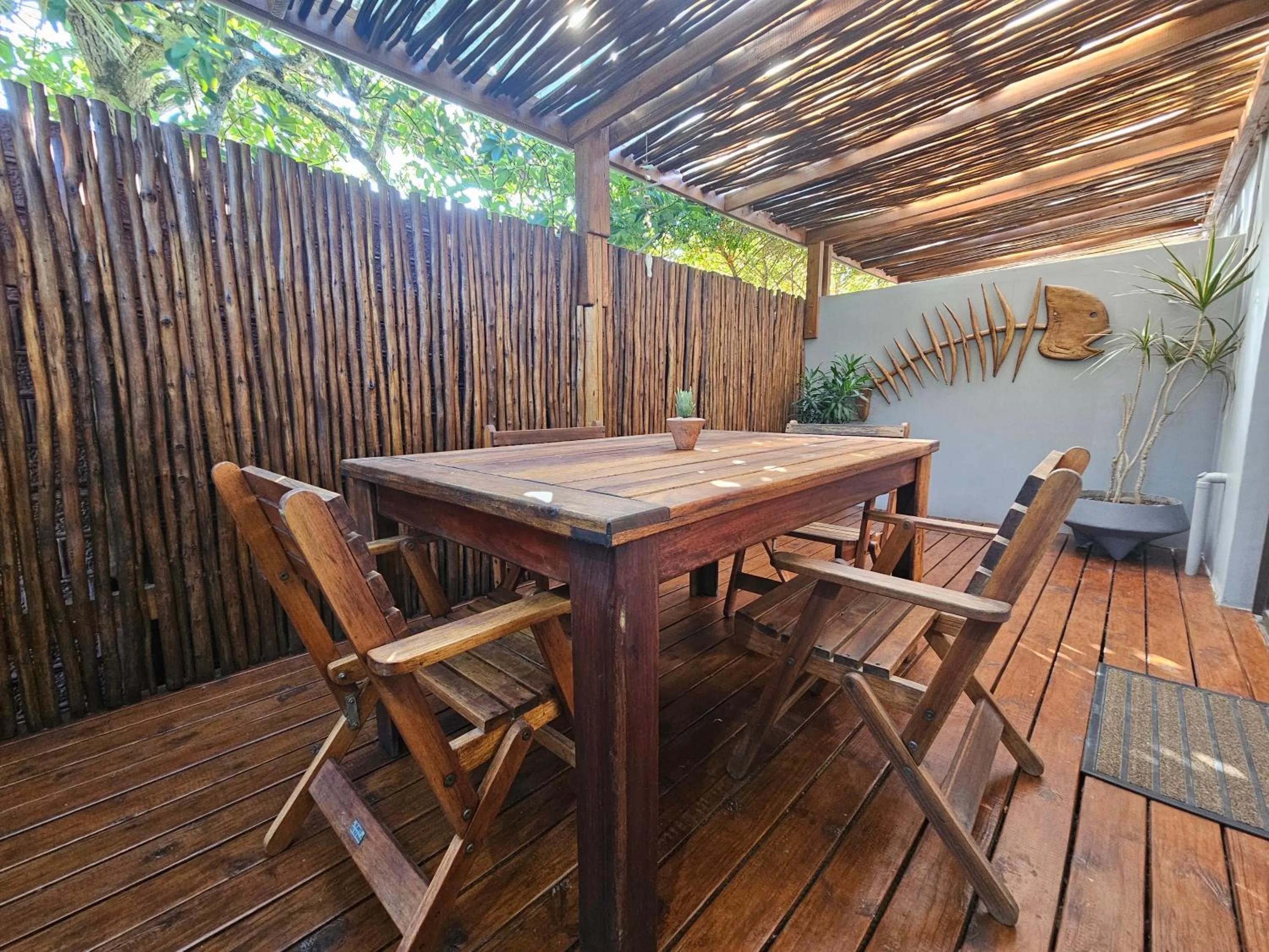 Patio in Leopard Corner Lodge