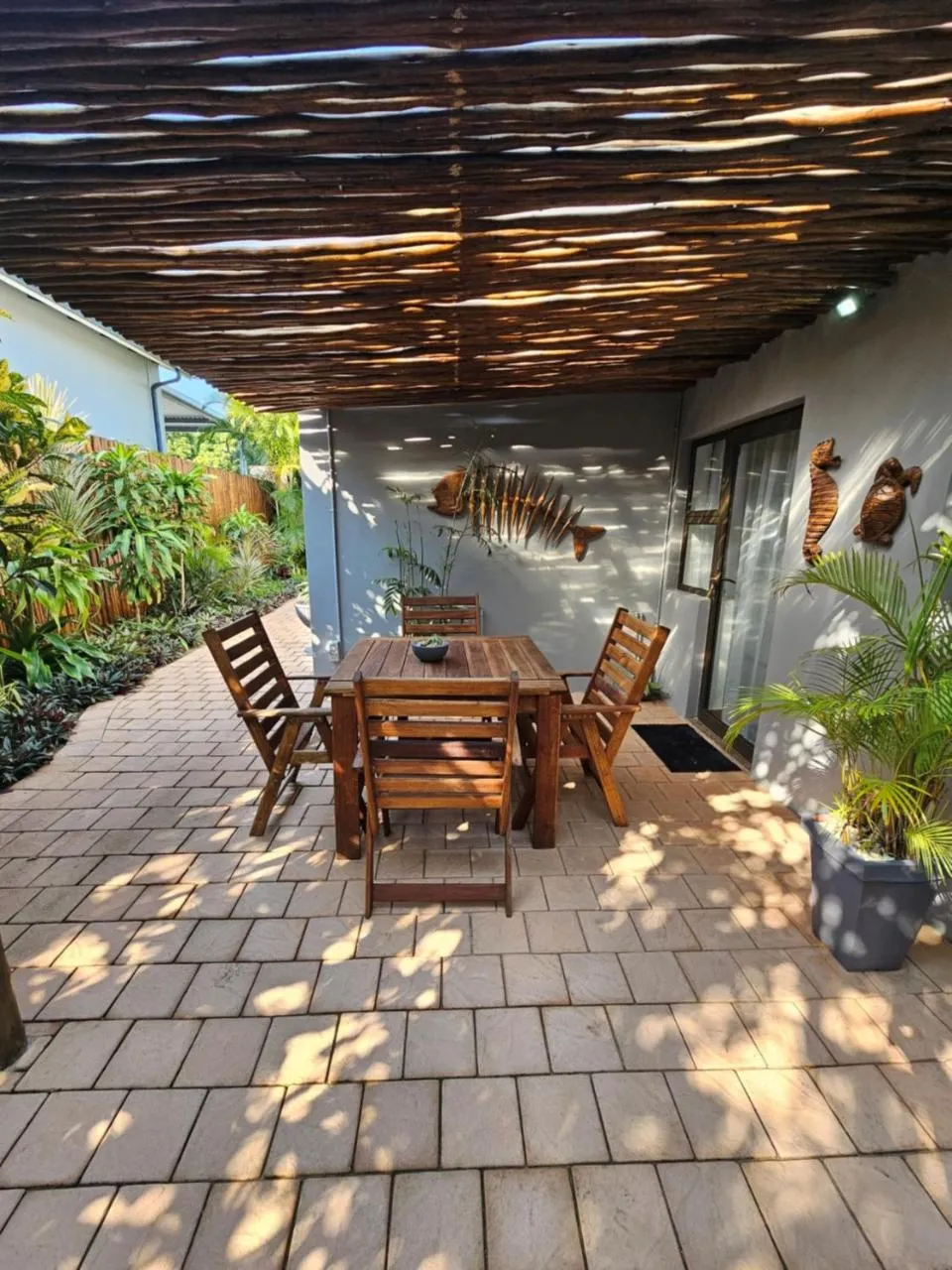 Patio in Leopard Corner Lodge