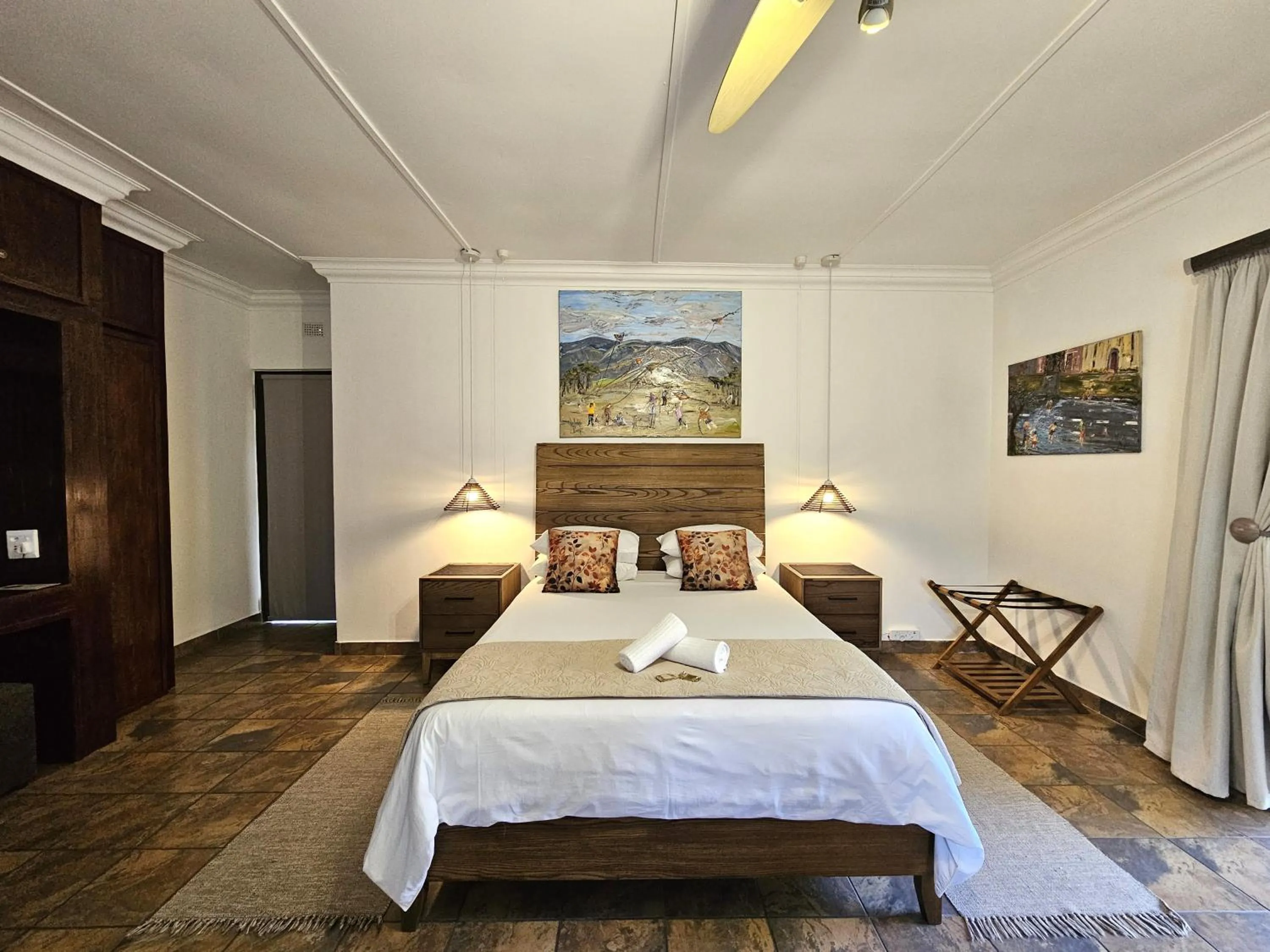 Bed in Leopard Corner Lodge