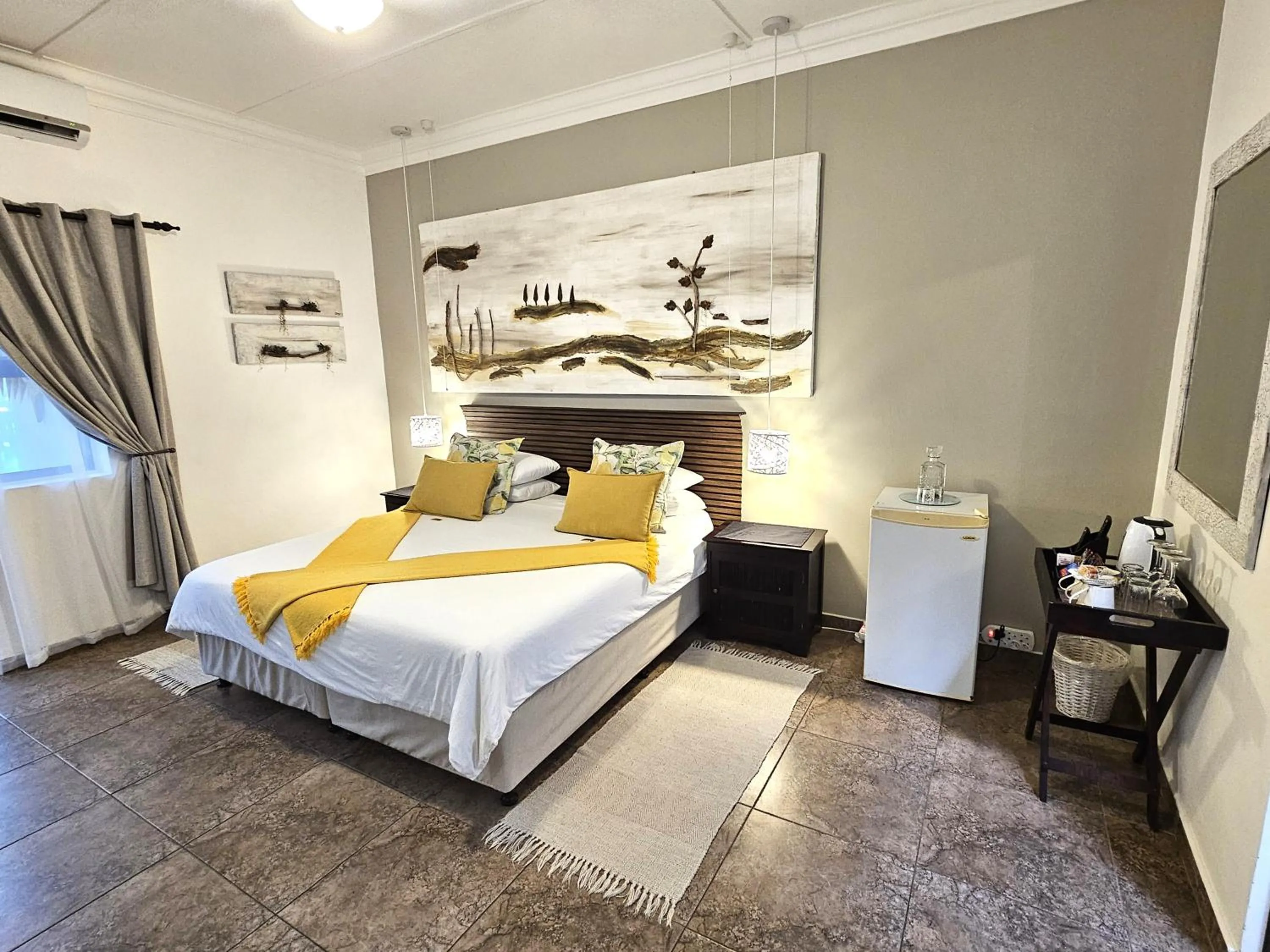 Bed in Leopard Corner Lodge