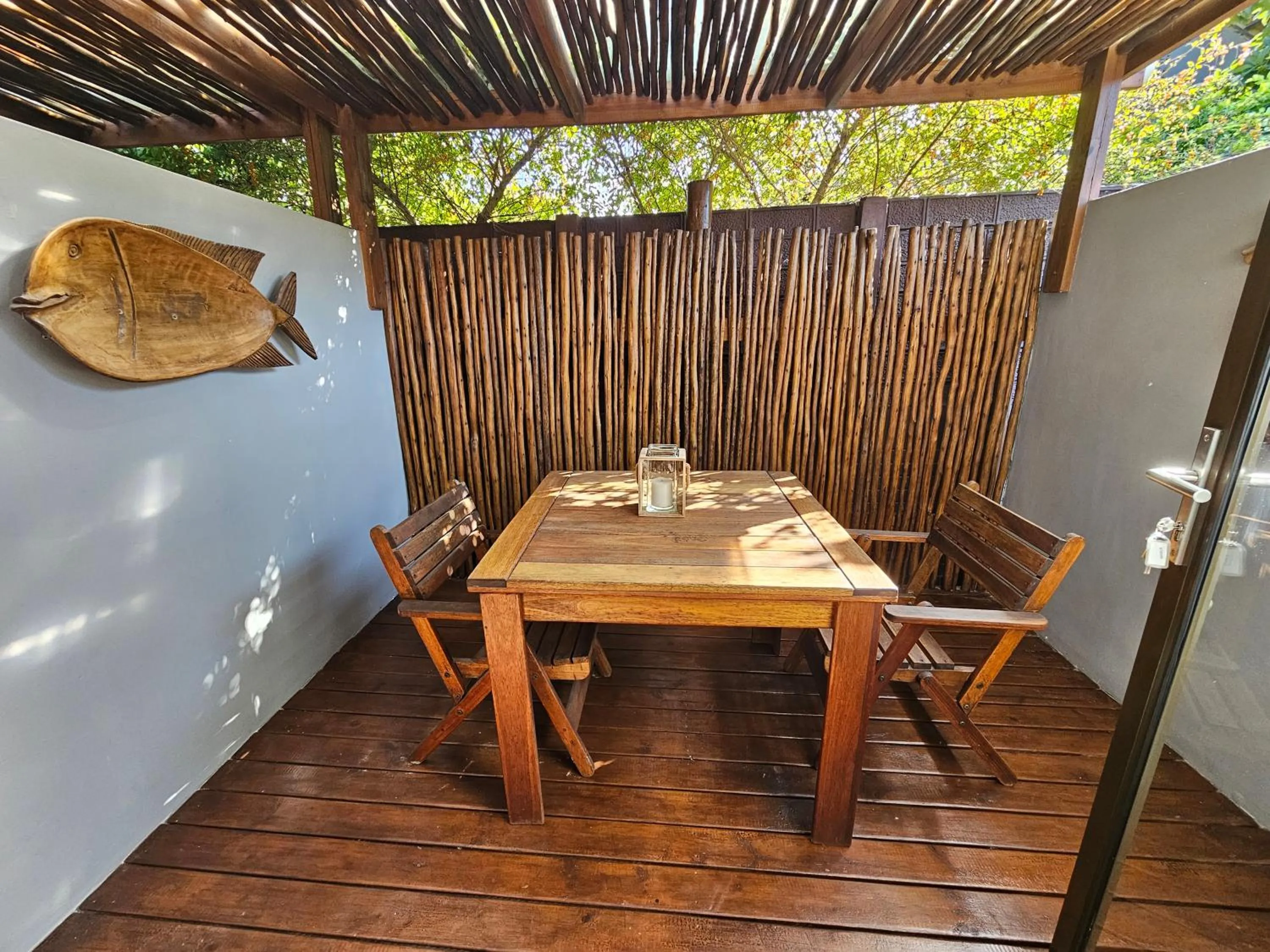 Patio in Leopard Corner Lodge
