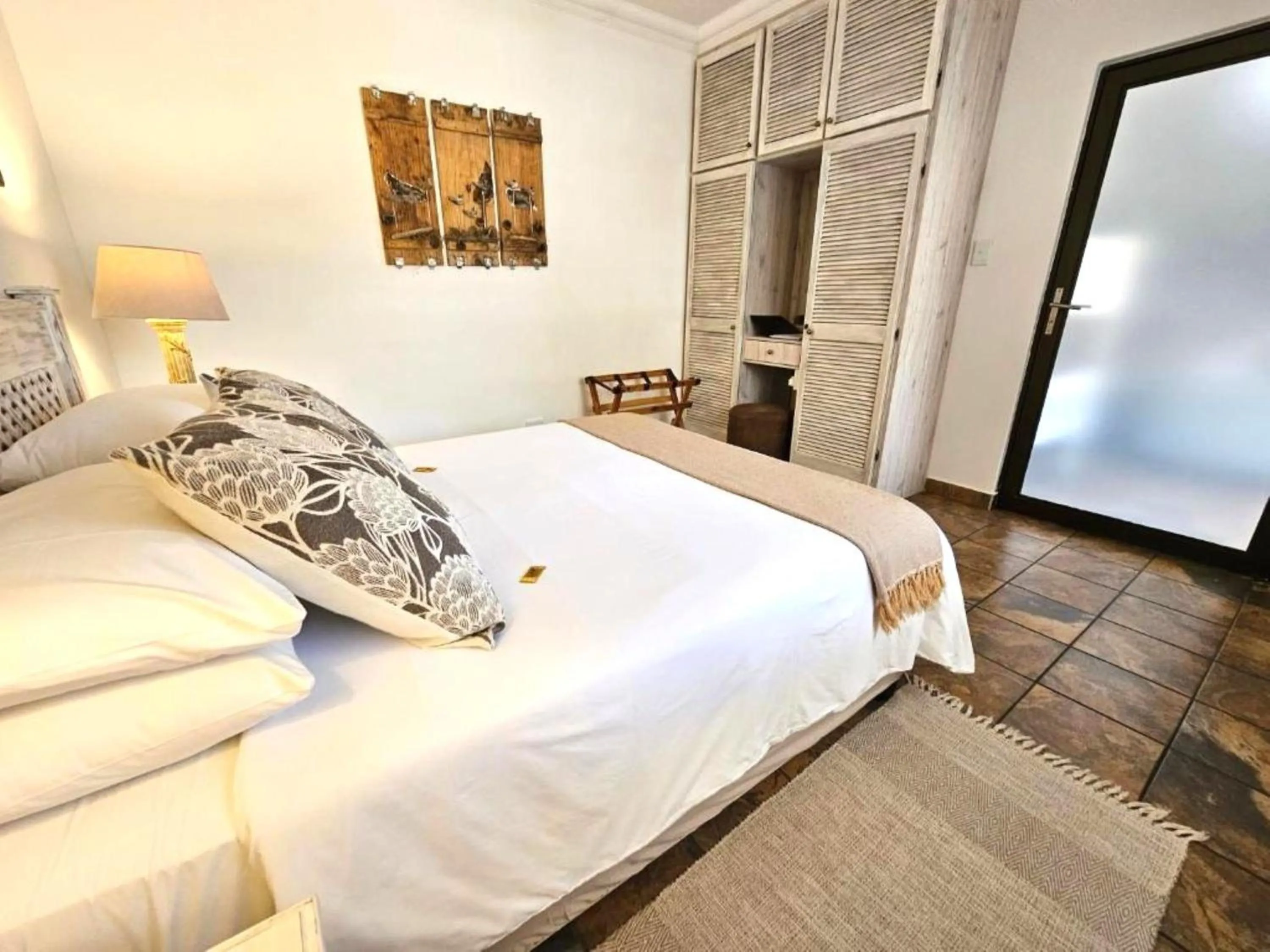 Bed in Leopard Corner Lodge