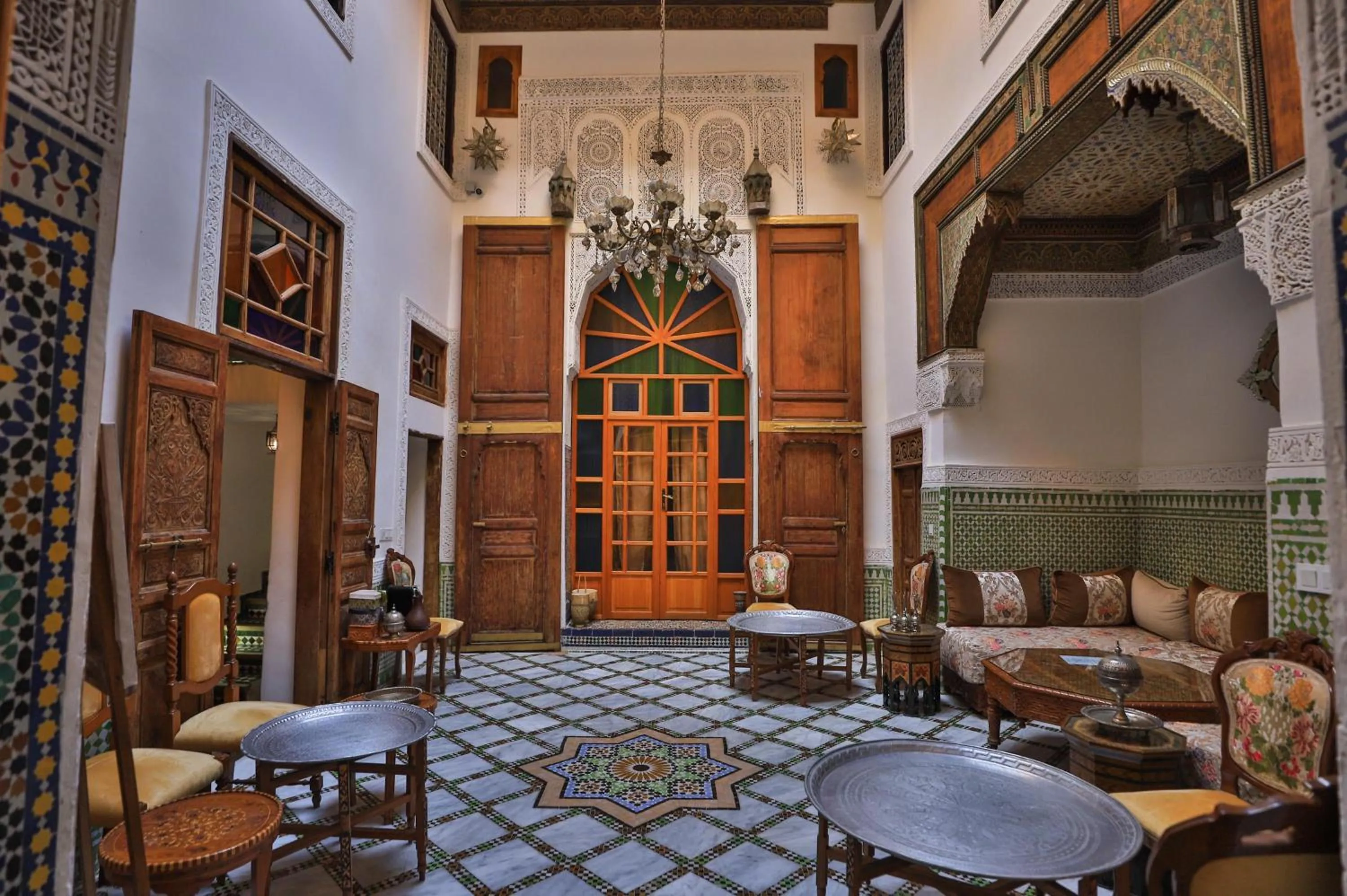 Living room in Dar Usham Fes Luxury Guest House