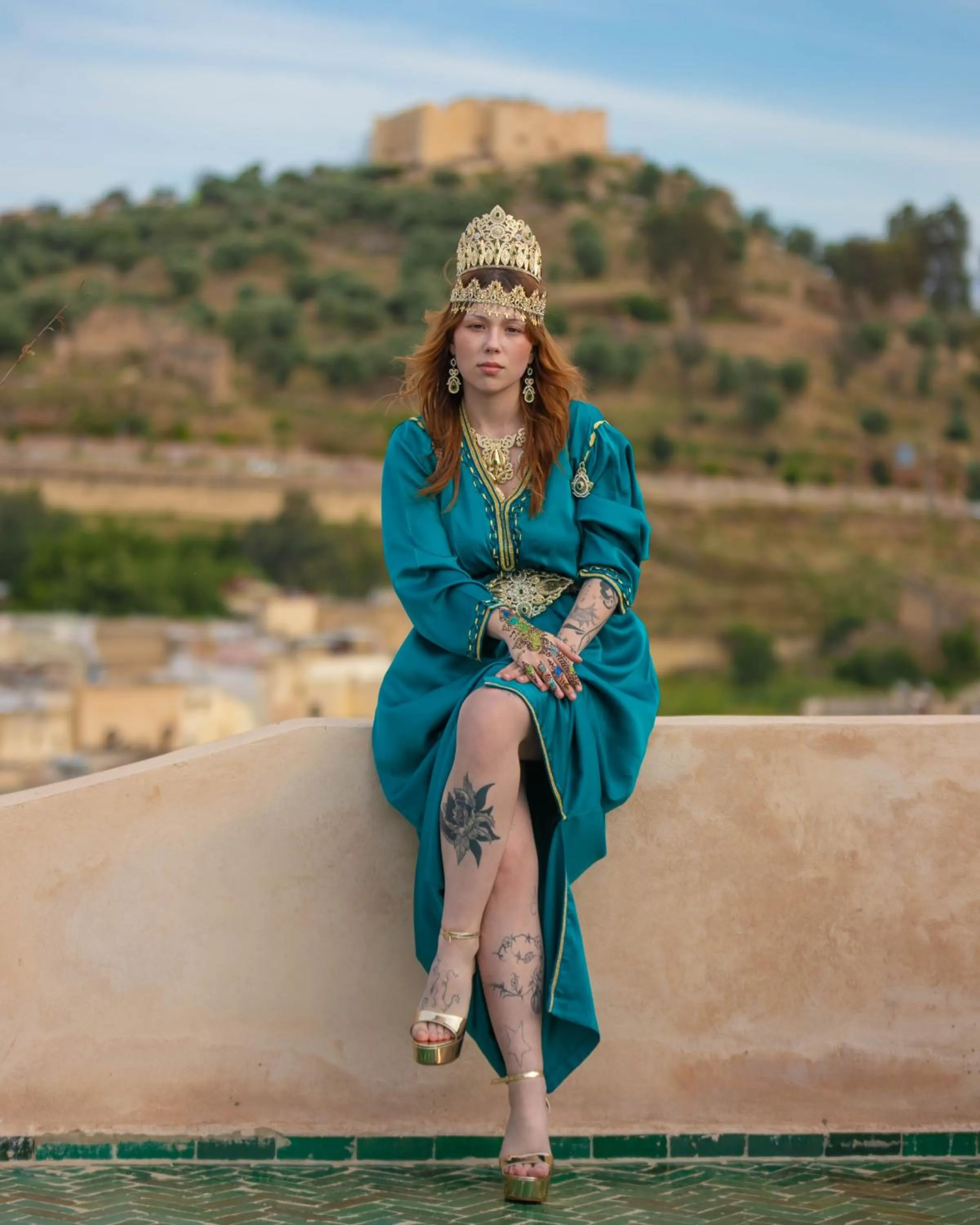 Patio in Dar Usham Fes Luxury Guest House