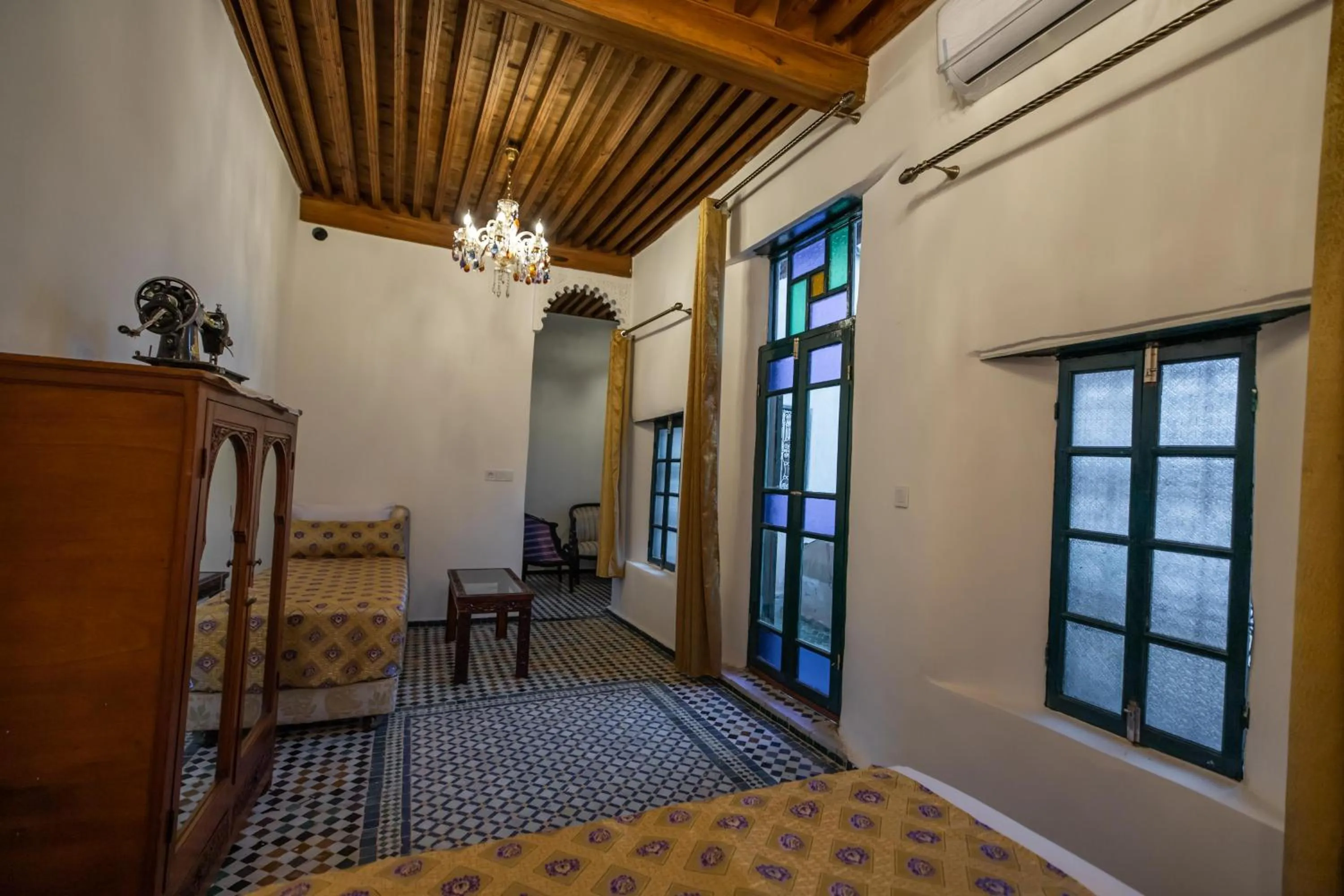 Seating area in Dar Usham Fes Luxury Guest House