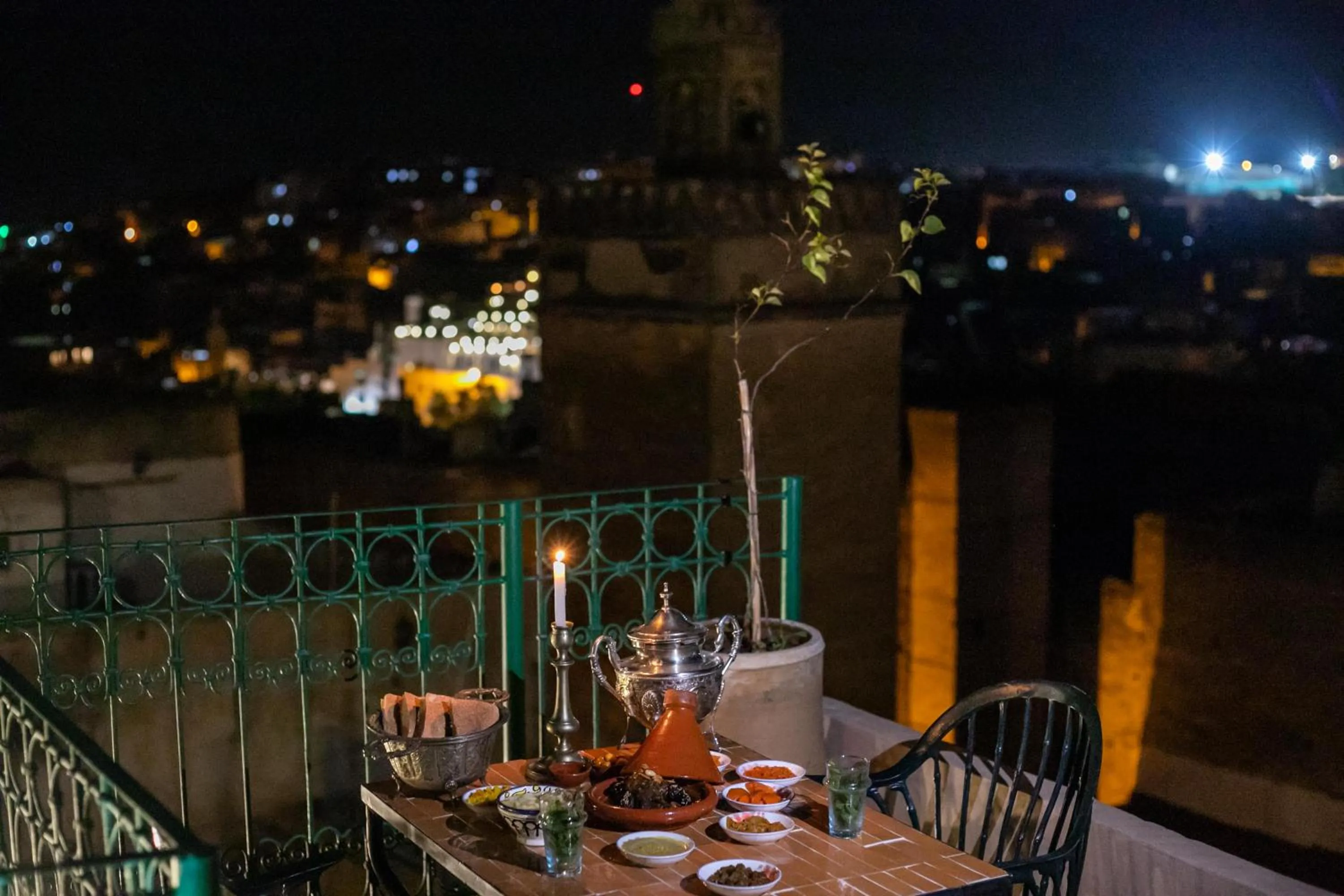Patio in Dar Usham Fes Luxury Guest House