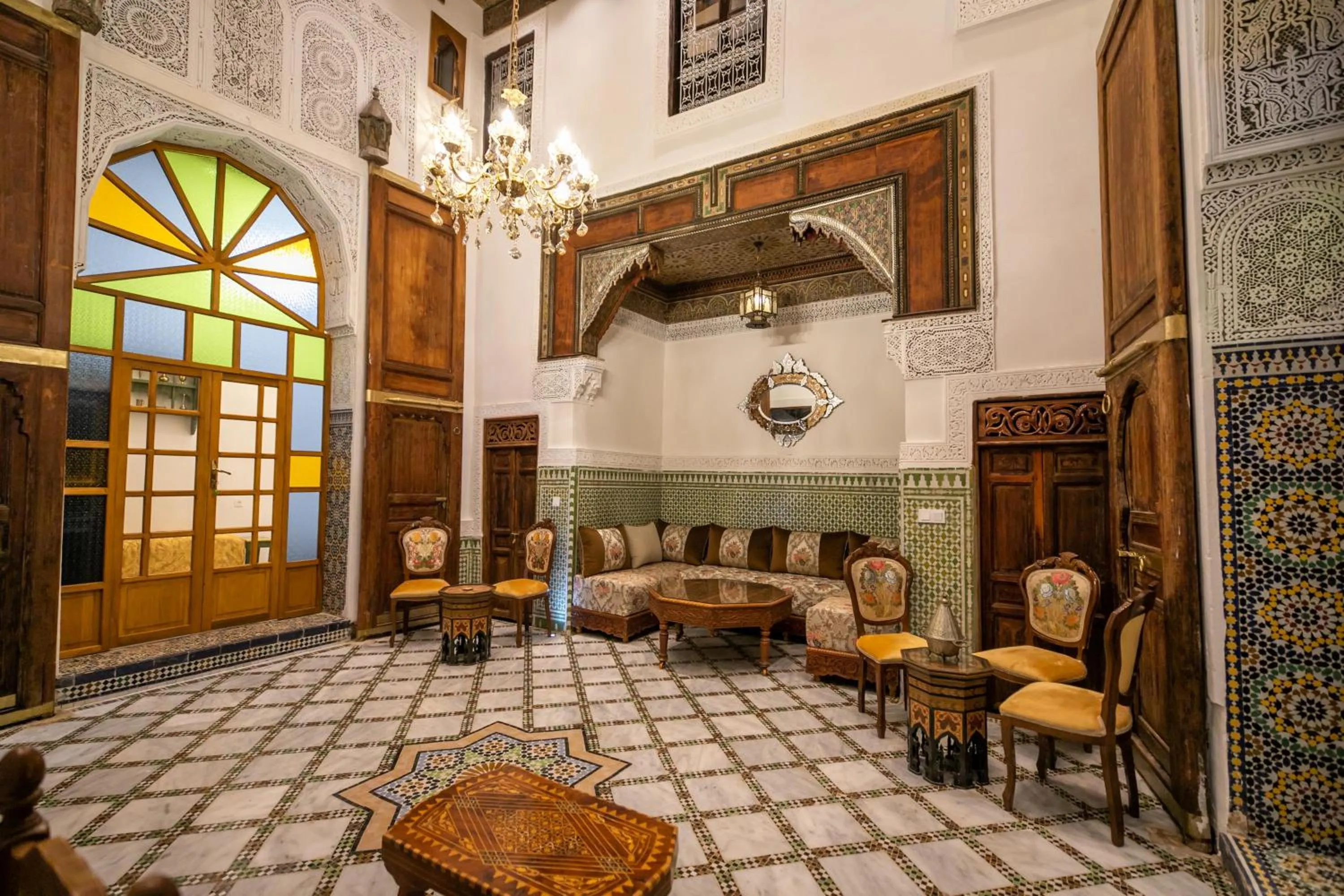 Living room in Dar Usham Fes Luxury Guest House