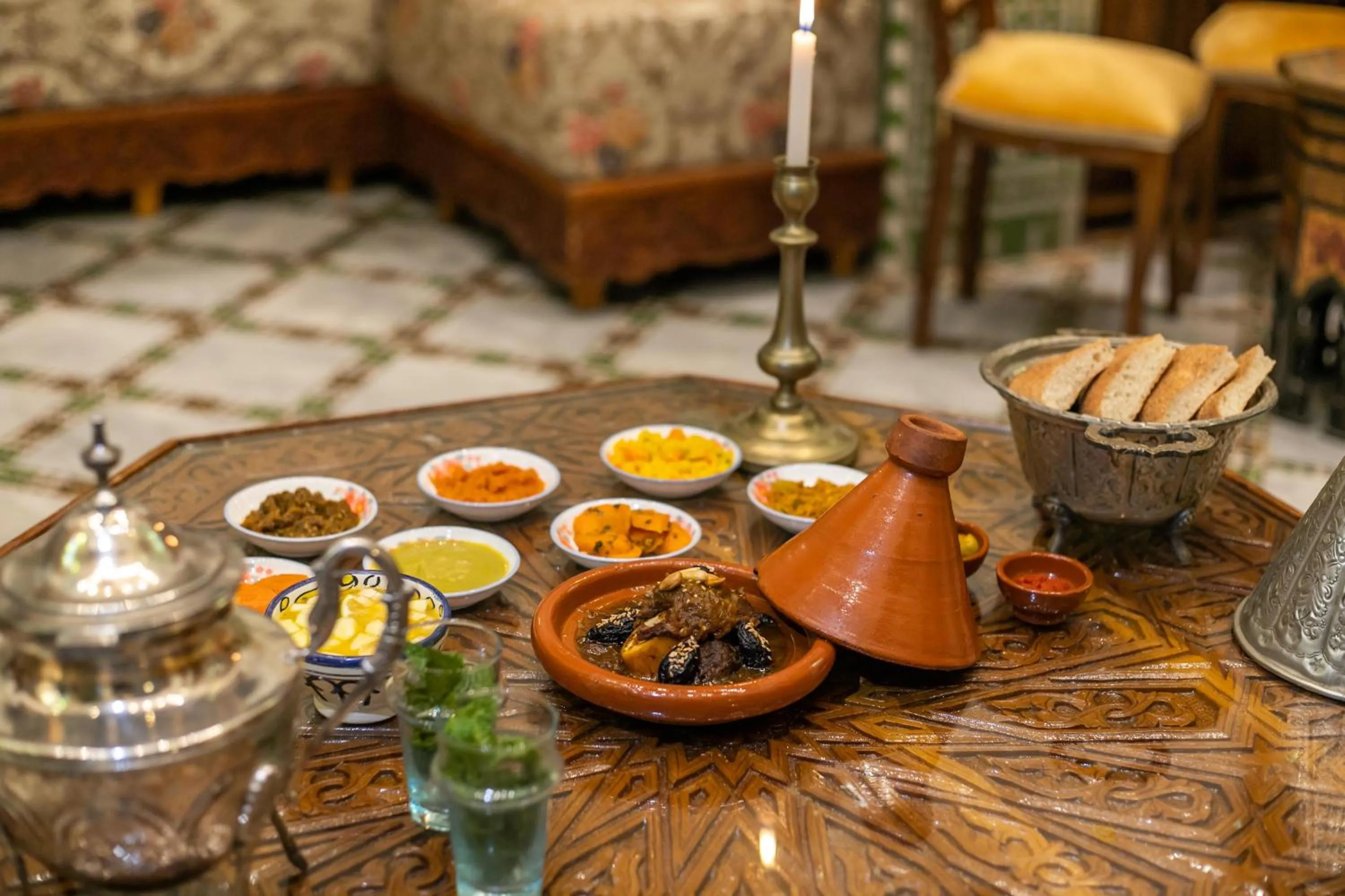 Dinner in Dar Usham Fes Luxury Guest House