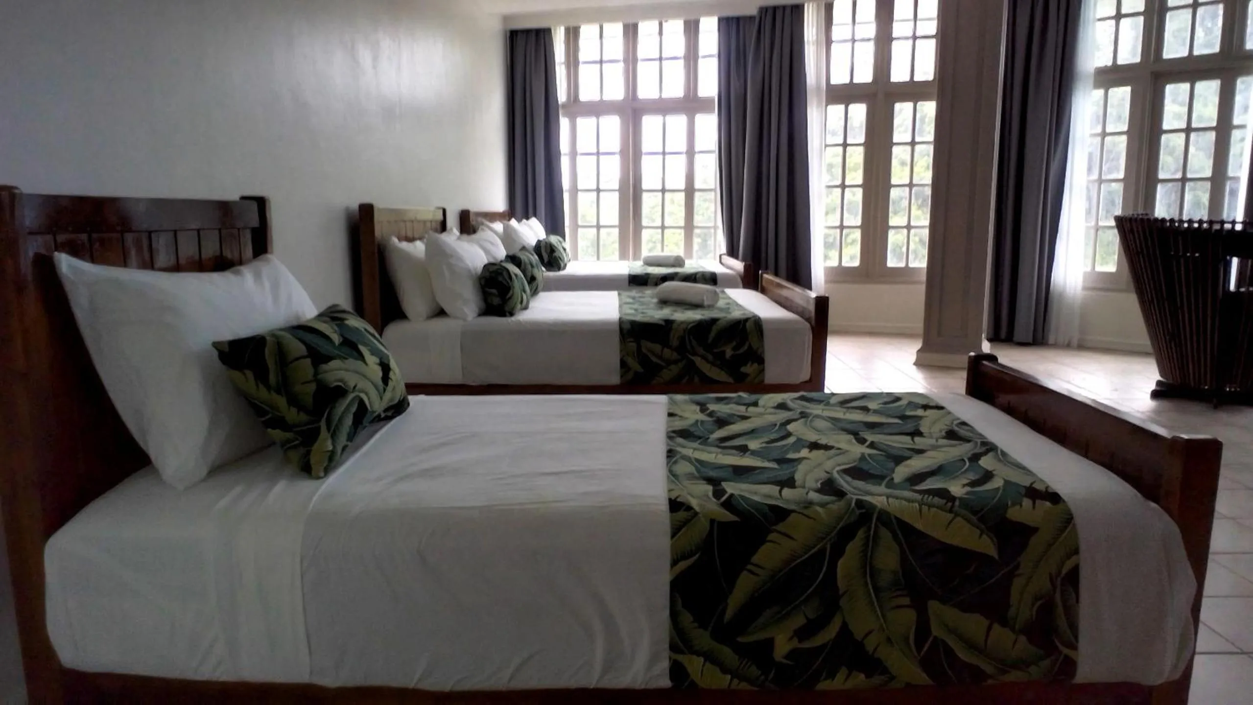 Bed in Yatu Lau Lagoon Resort Fiji