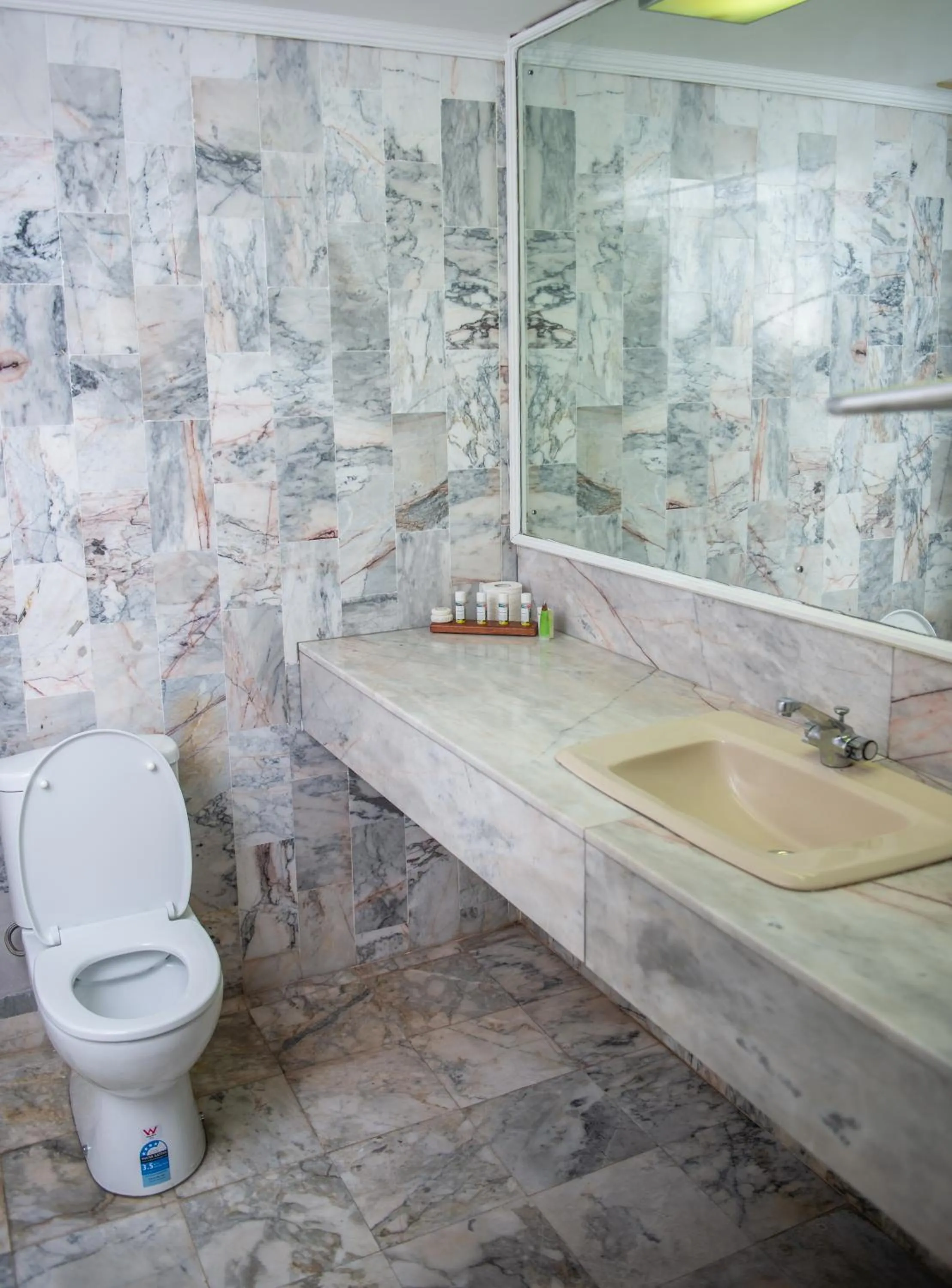 Toilet in Yatu Lau Lagoon Resort Fiji