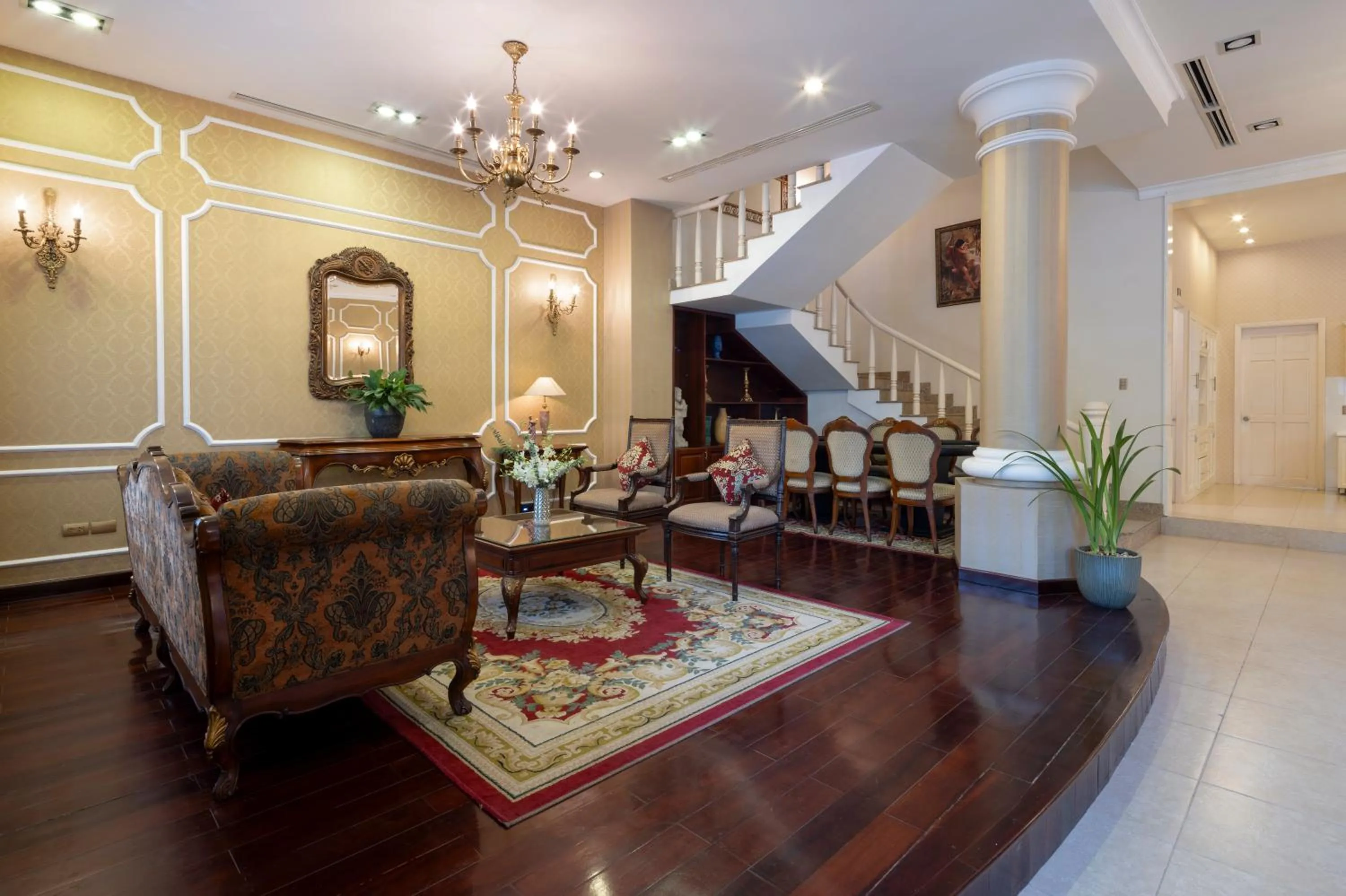 Living room in Hidden Mansions Saigon Resort