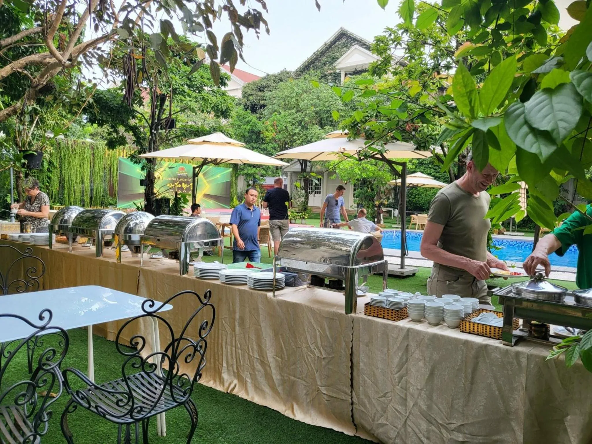 Food in Hidden Mansions Saigon Resort