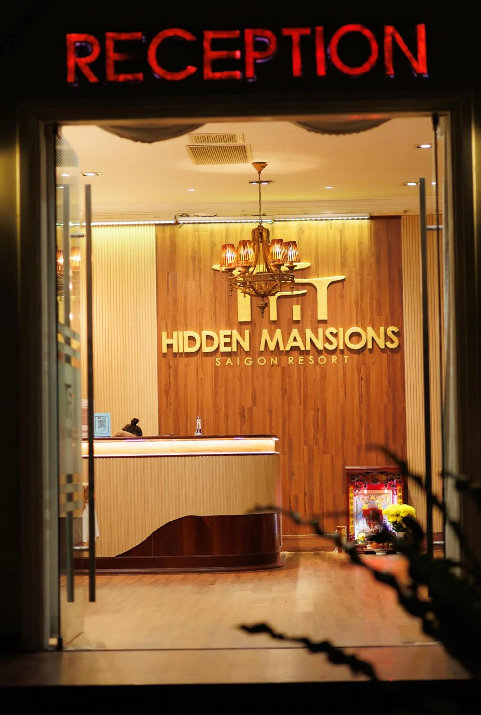 Lobby or reception in Hidden Mansions Saigon Resort