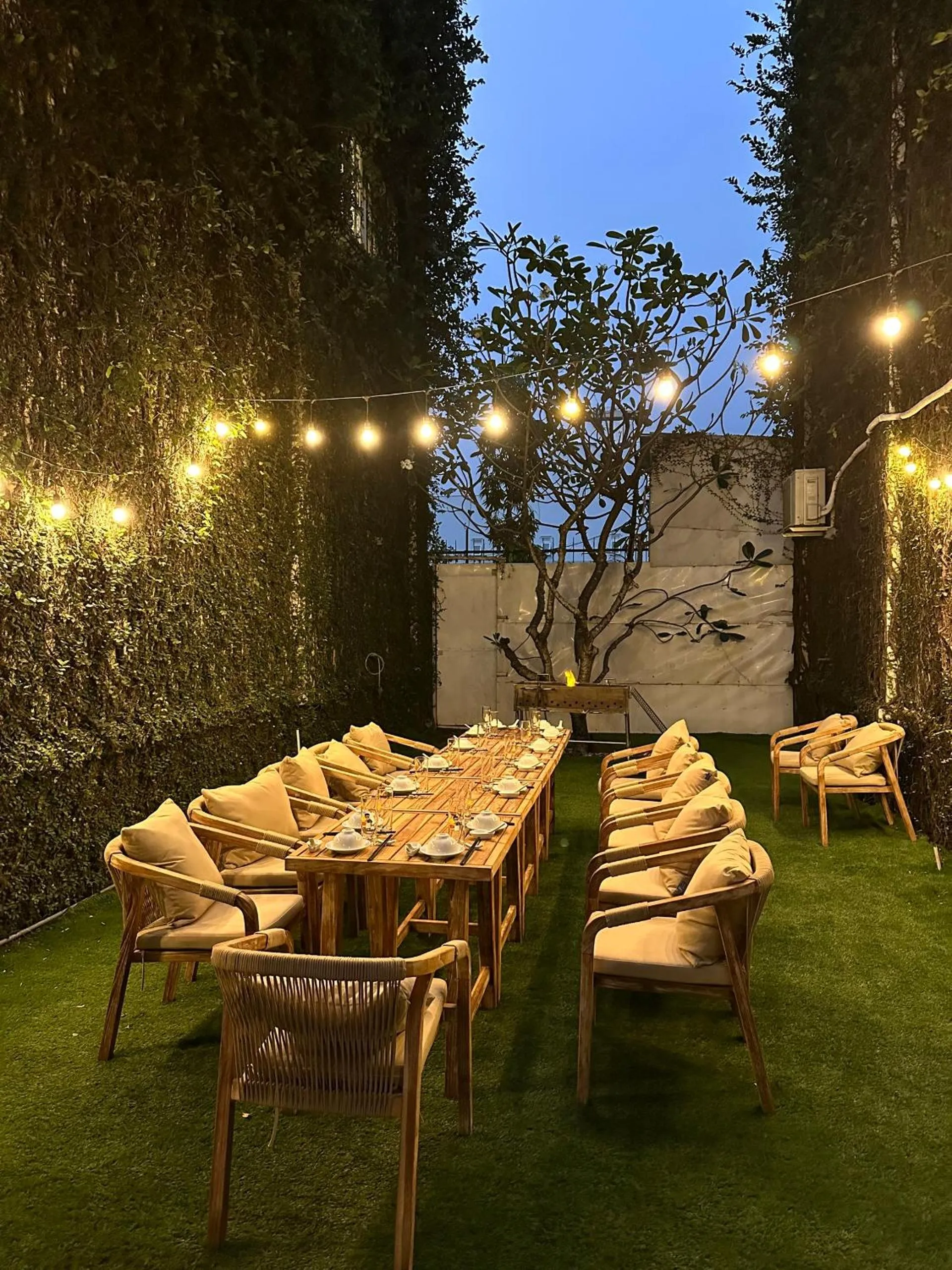 BBQ facilities in Hidden Mansions Saigon Resort