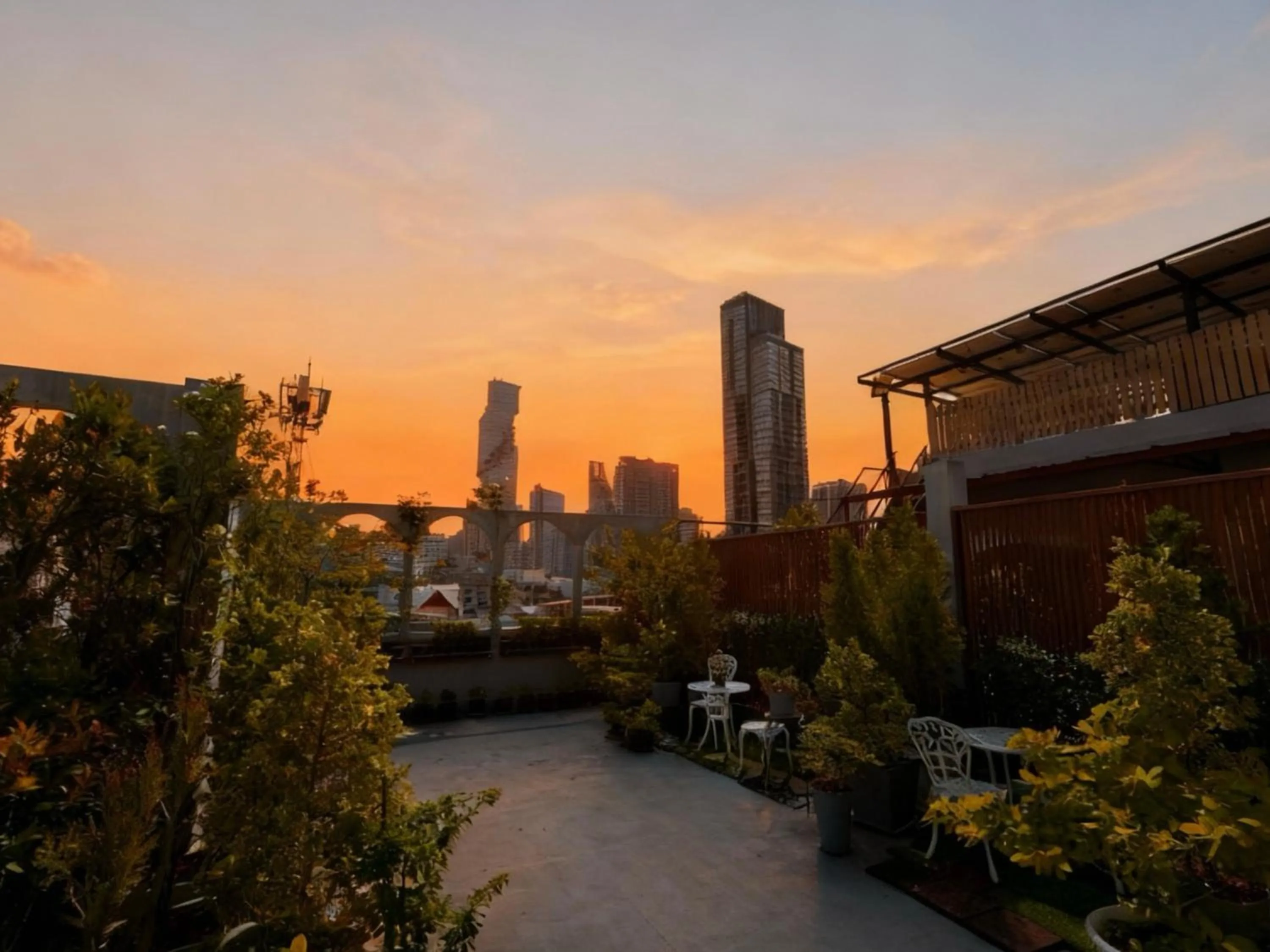 City view in SO Zen Hotel Silom Bangkok