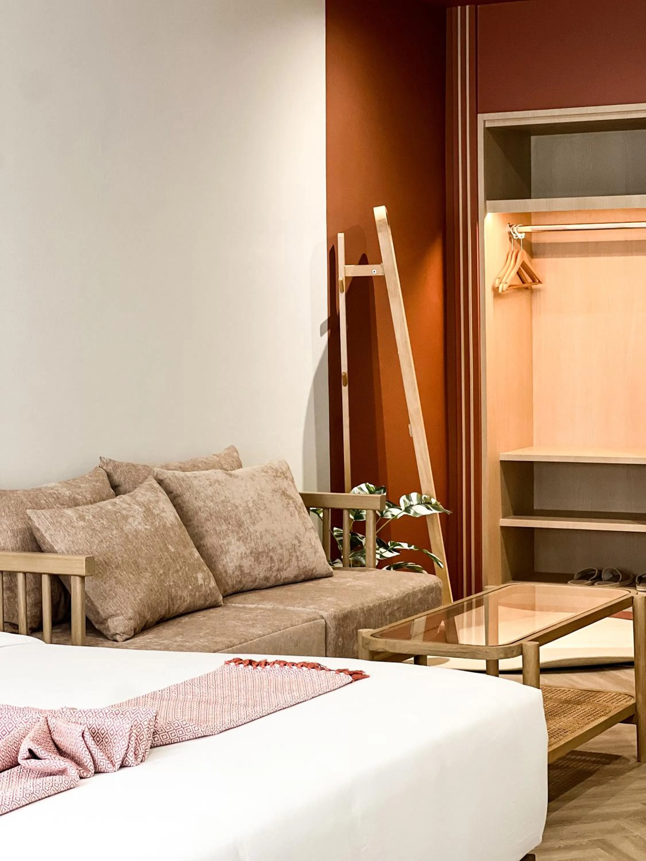 Seating area, Bed in SO Zen Hotel Silom Bangkok