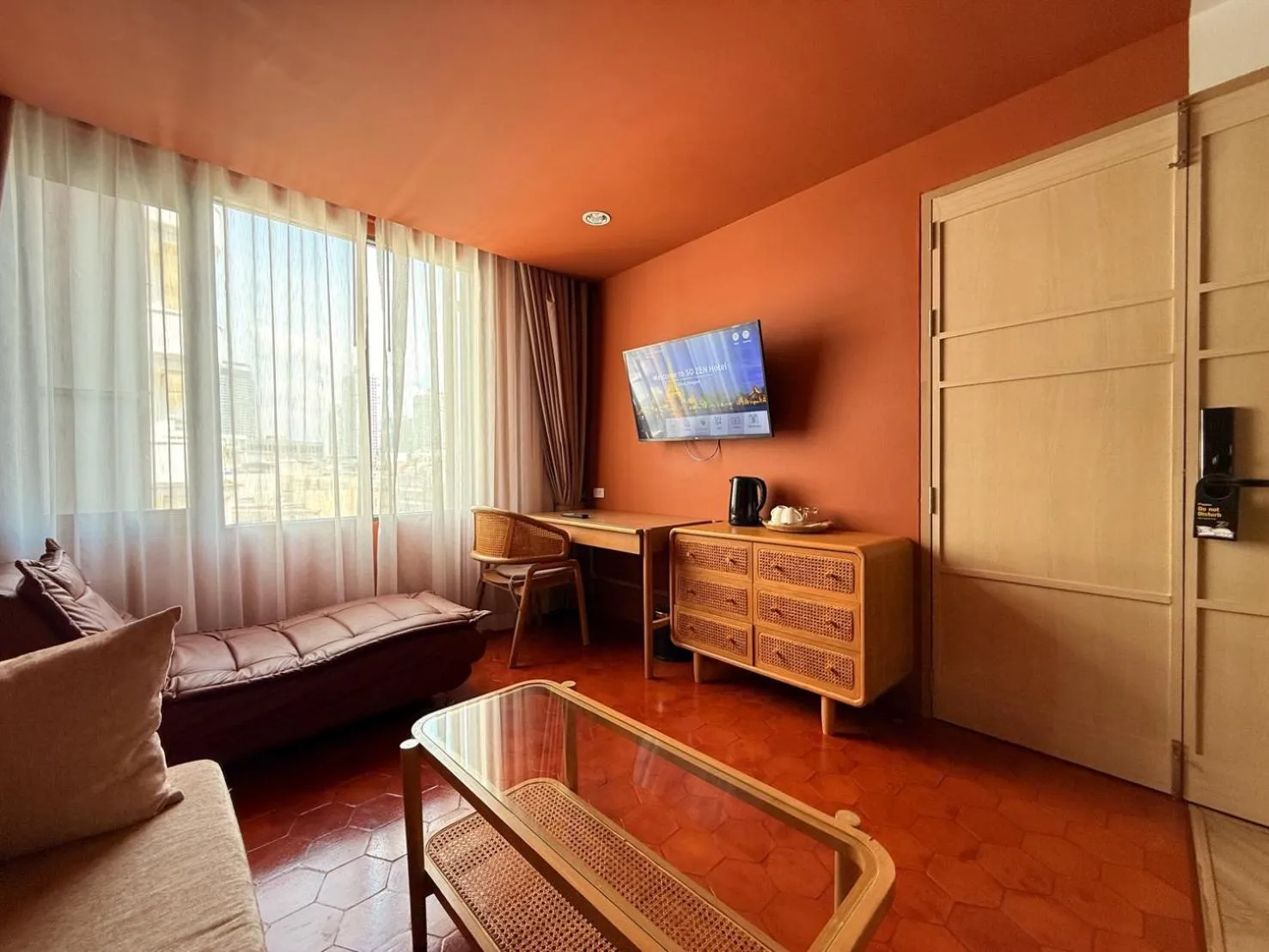 TV and multimedia in SO Zen Hotel Silom Bangkok