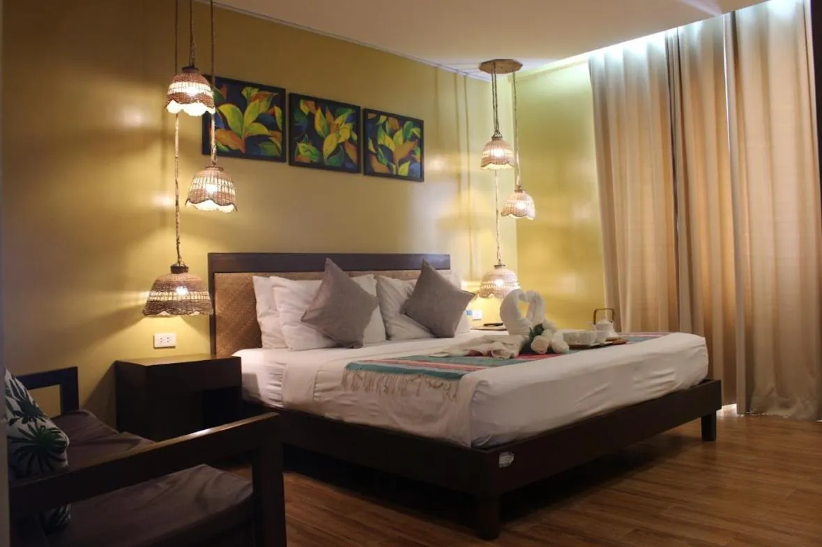 Bed in Alunsina Hotel and Spa