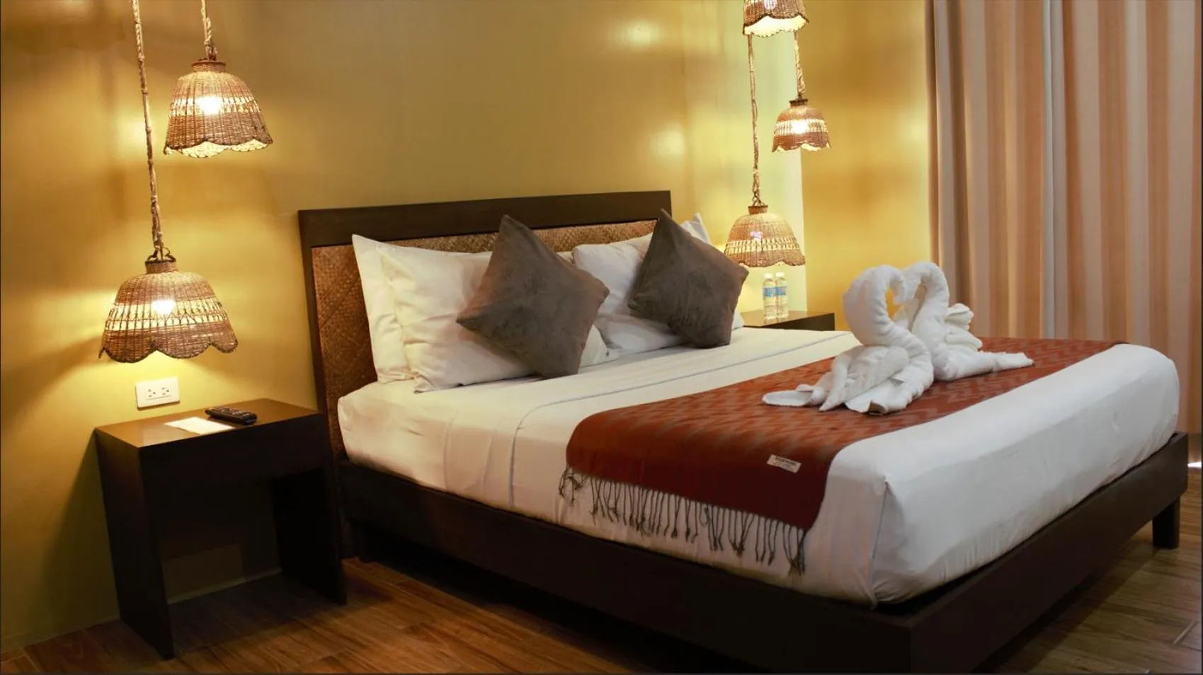 Bed in Alunsina Hotel and Spa