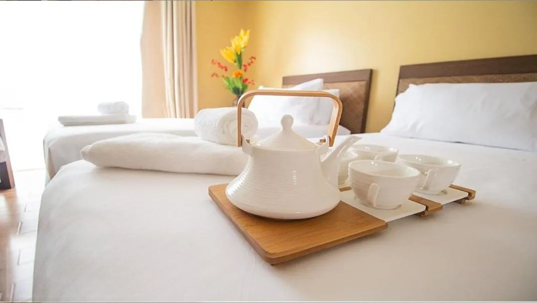 Bed in Alunsina Hotel and Spa