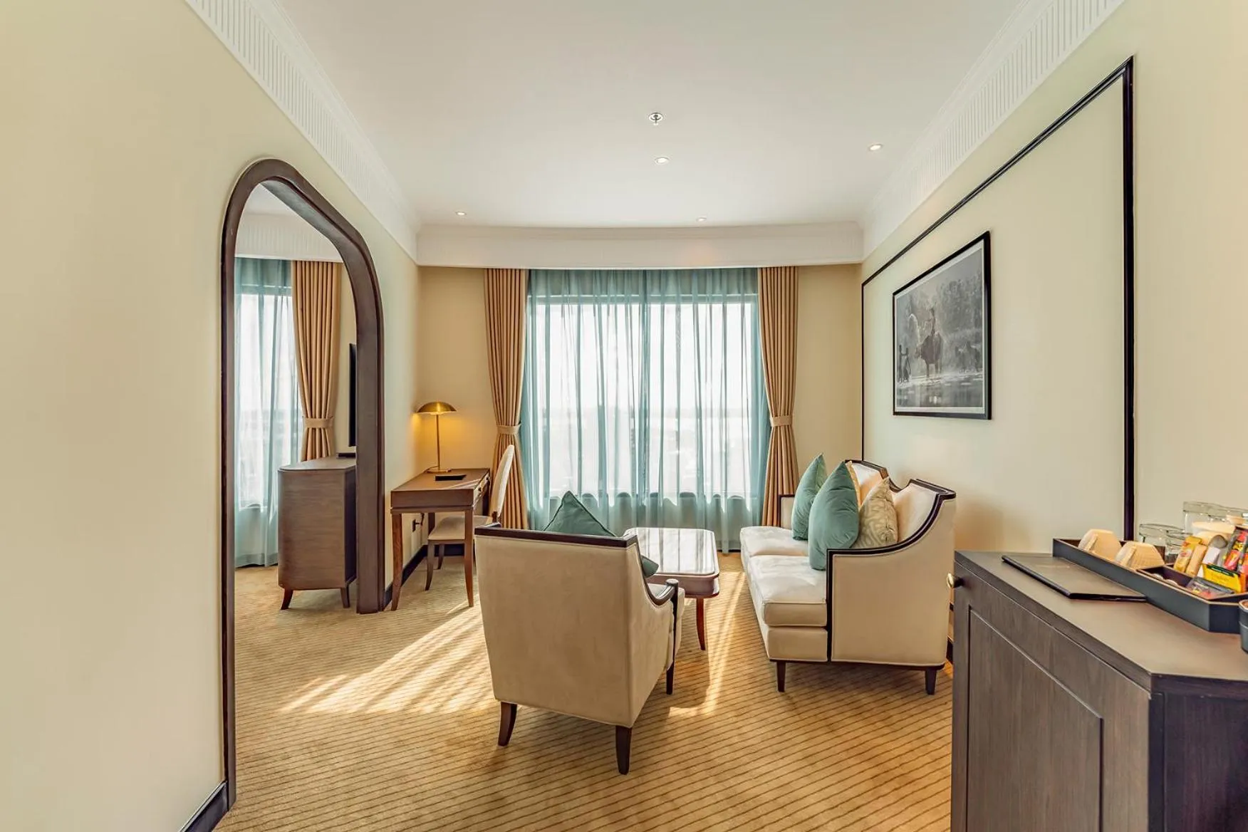 Living room in Charmant Suites a Boutique Hotel Can Tho