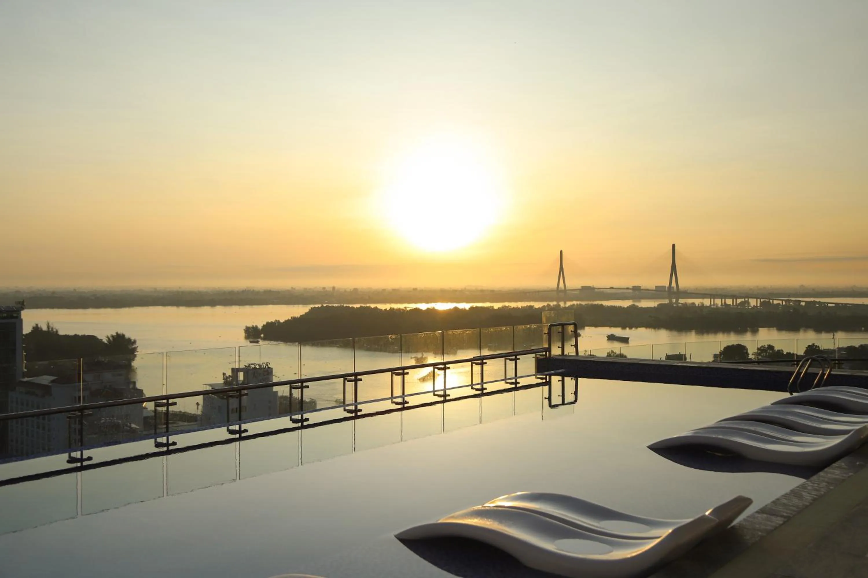 Swimming pool in Charmant Suites a Boutique Hotel Can Tho