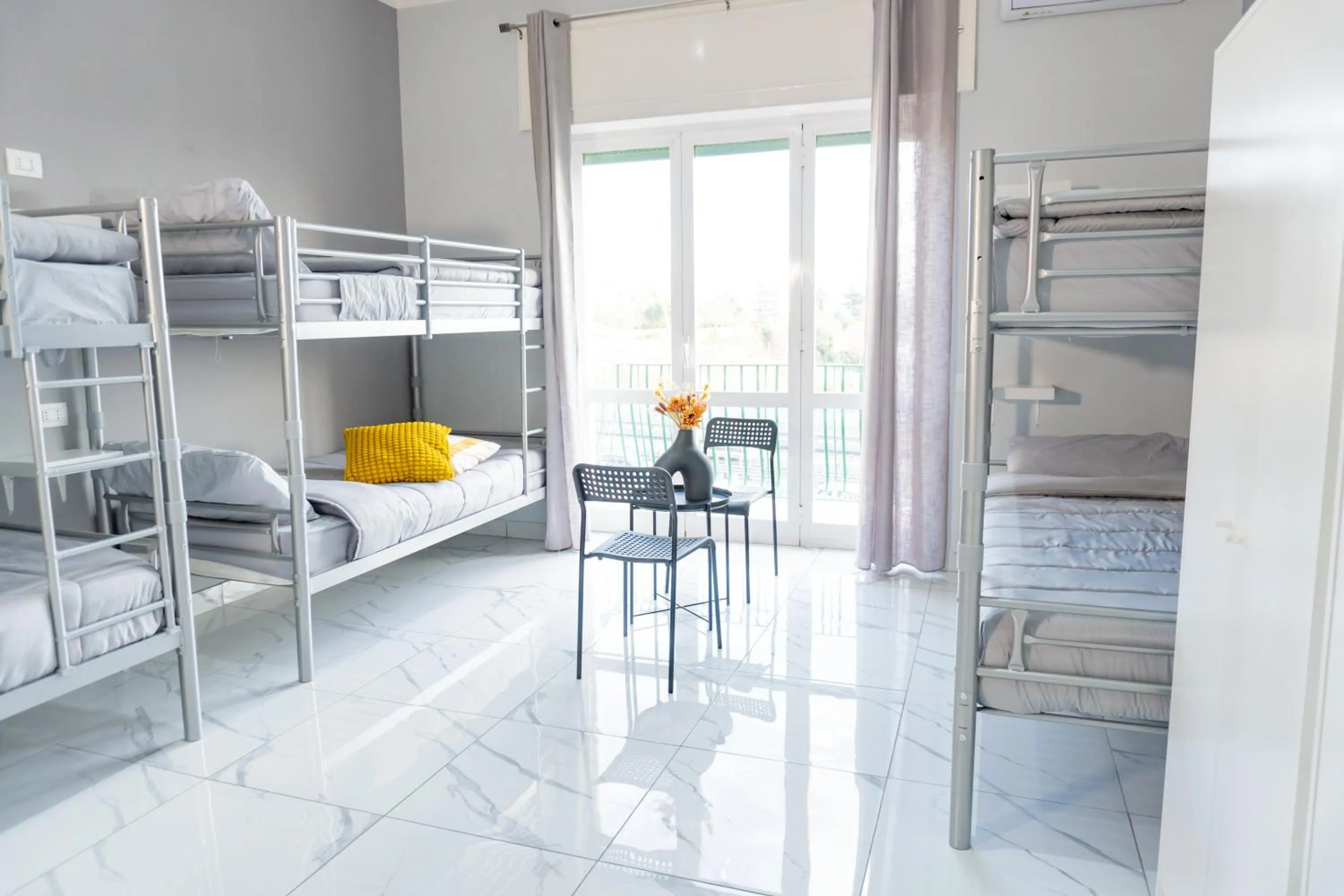 Bedroom, Bed in Hostel Partenope