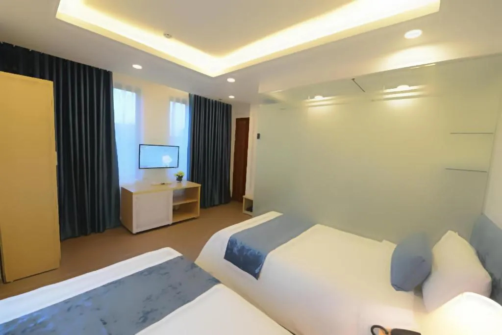 Photo of the whole room, Bed in Hanoi Prime Garden Hotel & Spa