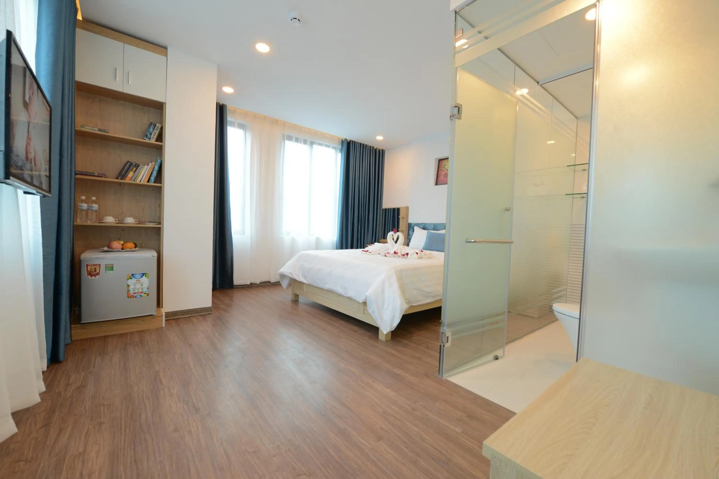 Photo of the whole room, Bed in Hanoi Prime Garden Hotel & Spa