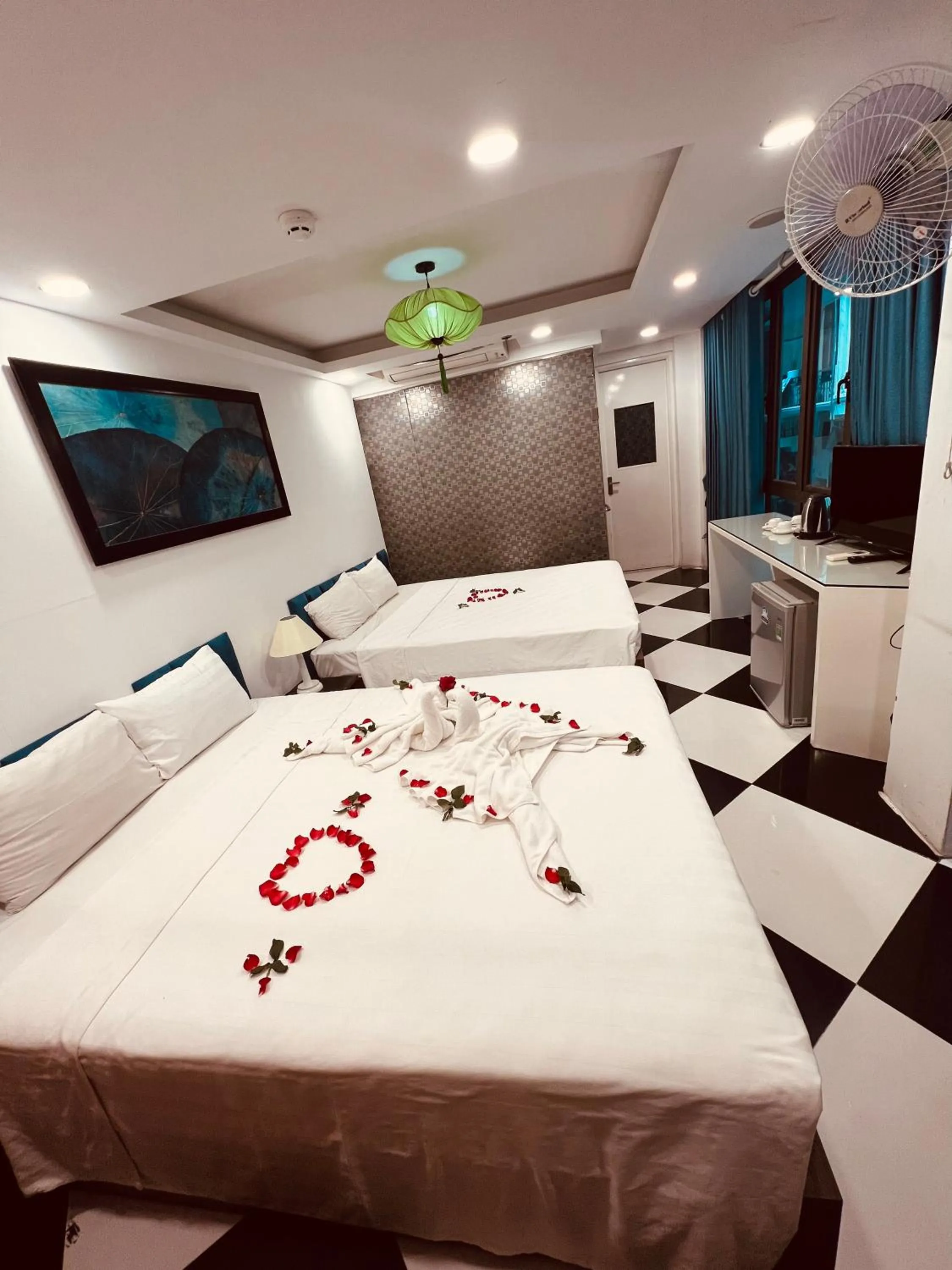 Photo of the whole room, Bed in Hanoi Prime Garden Hotel & Spa