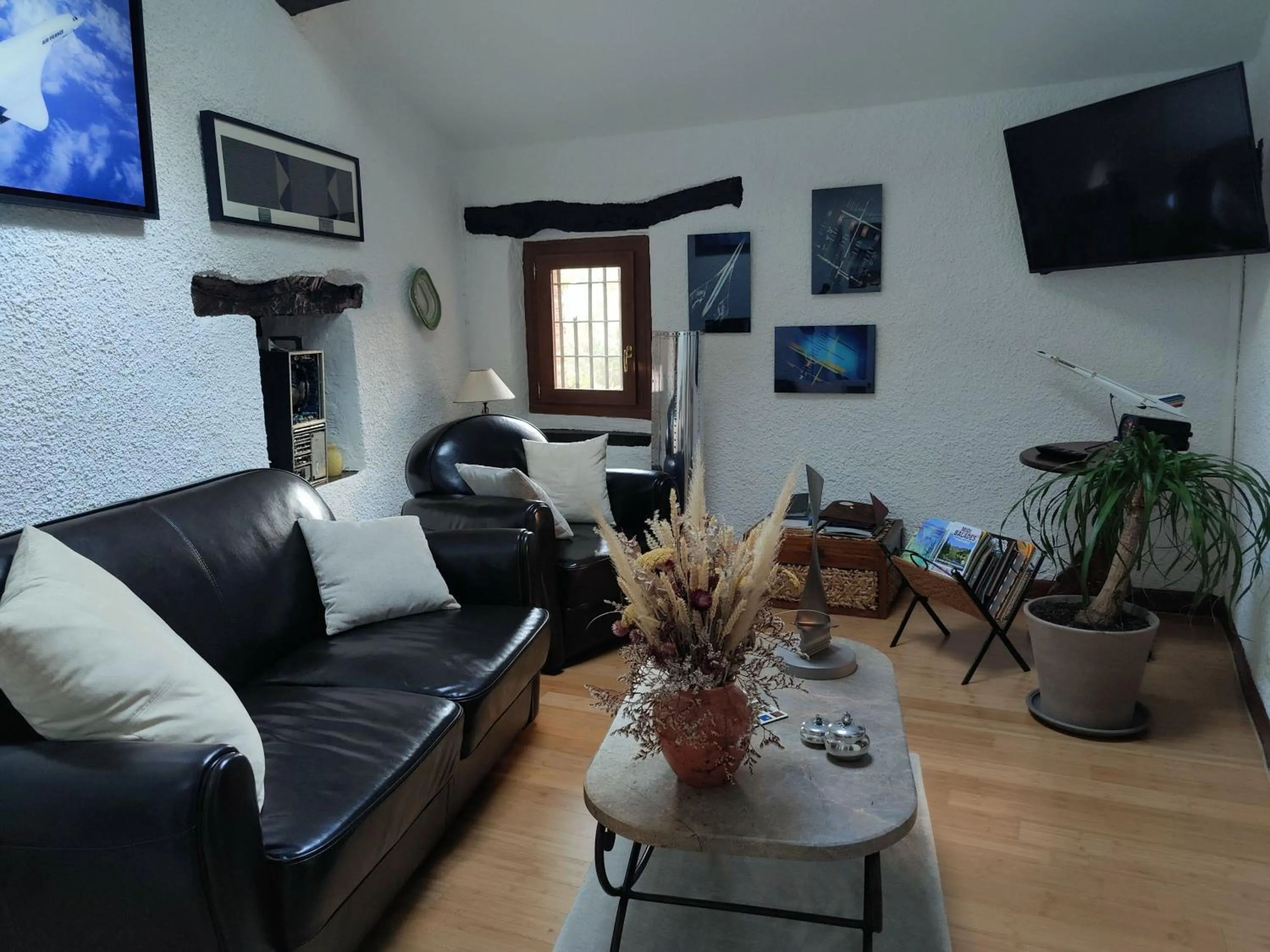 Communal lounge/ TV room in Mas Peu Del Causse