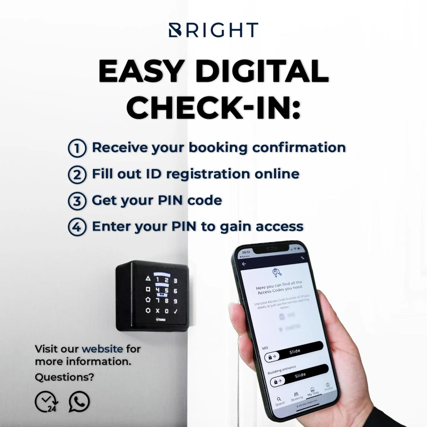 Text overlay in BRIGHT Herzogenaurach Zentrum