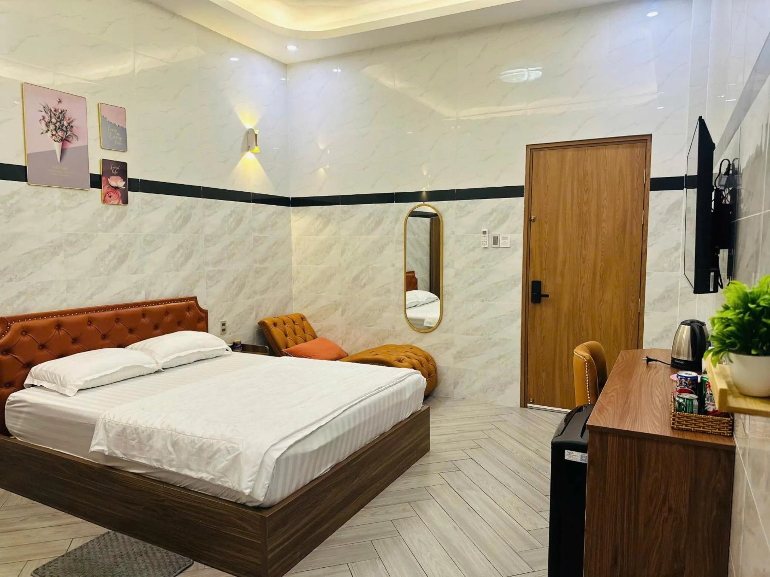 Bed in Bảo Ngọc Hotel