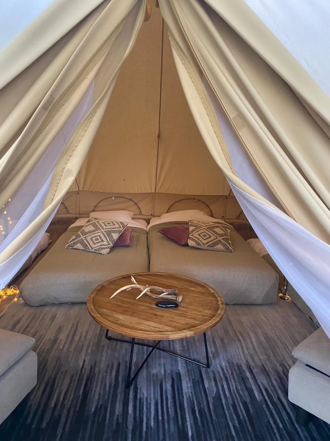 Bed in COUSCOUS Glamping Manazuru