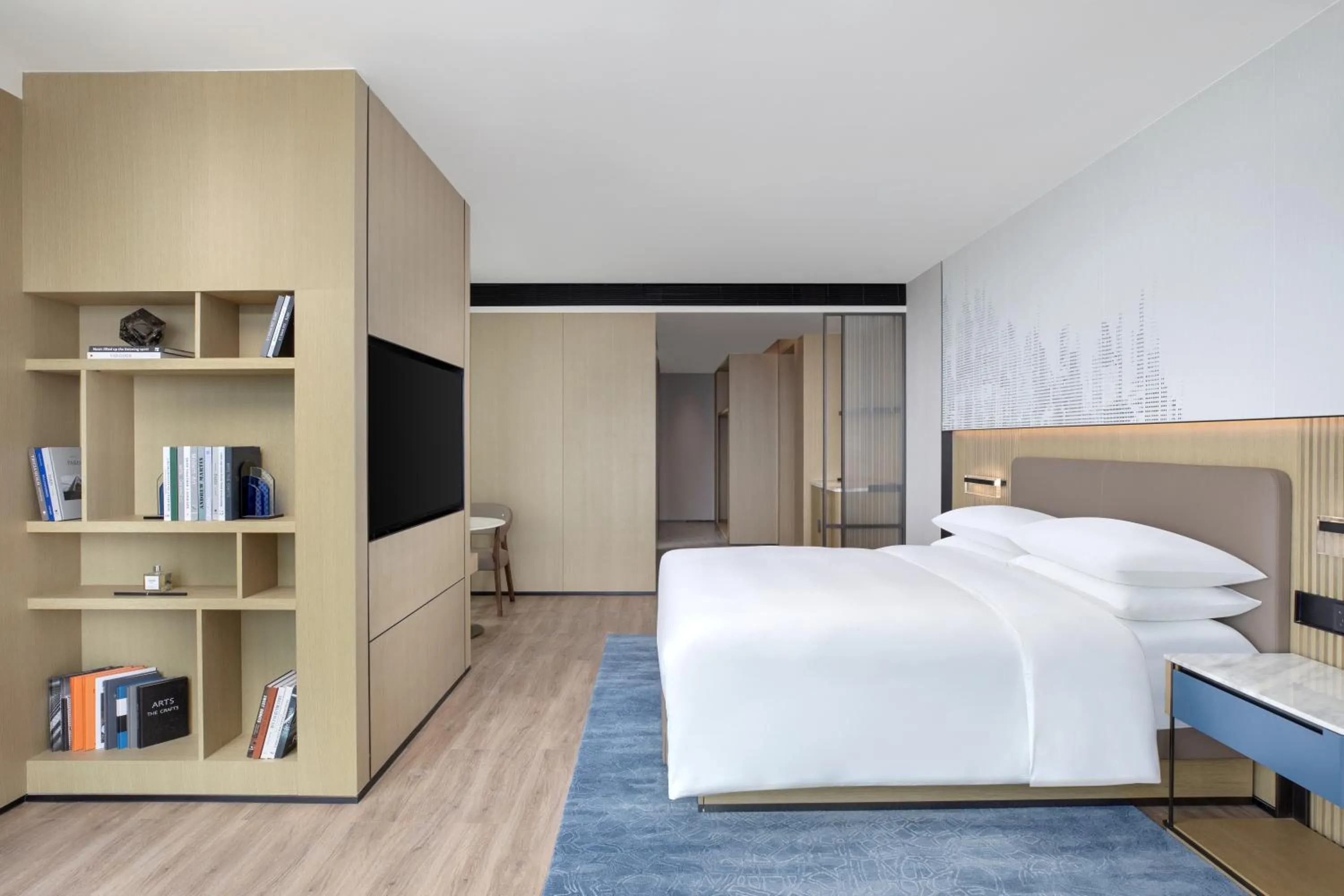 Bed in Courtyard by Marriott Beijing Changping