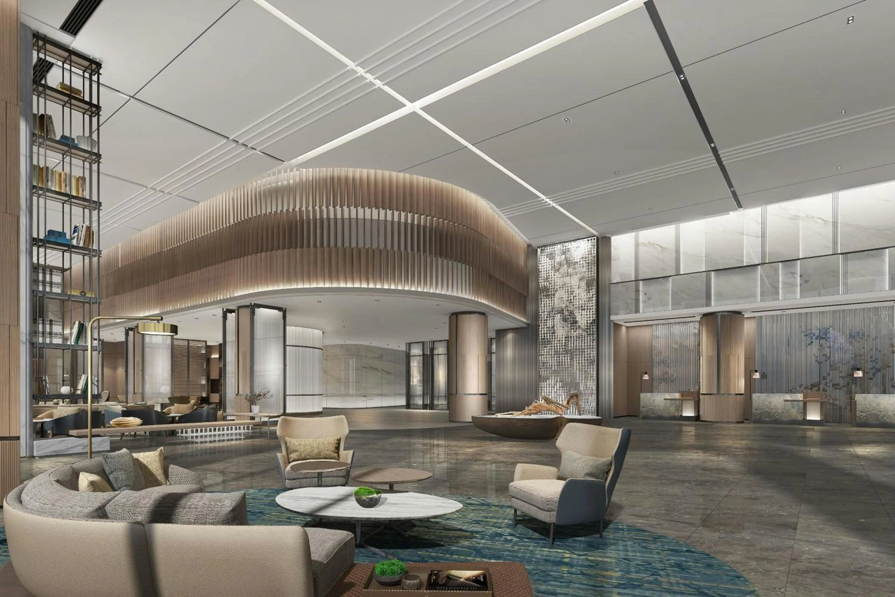 Lobby or reception in Courtyard by Marriott Beijing Changping