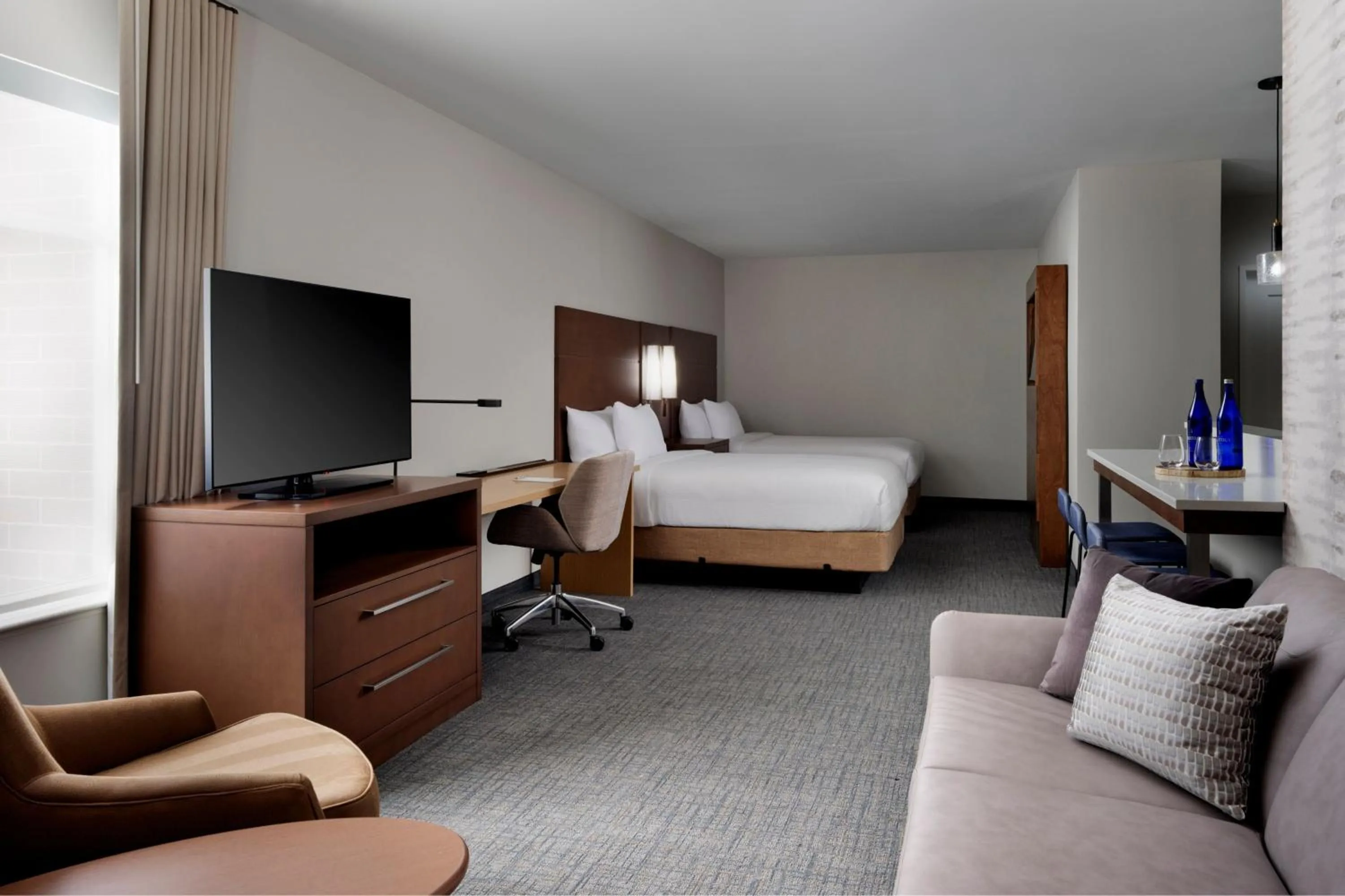 Bedroom, Bed in Inn at Bellefield Residence Inn by Marriott
