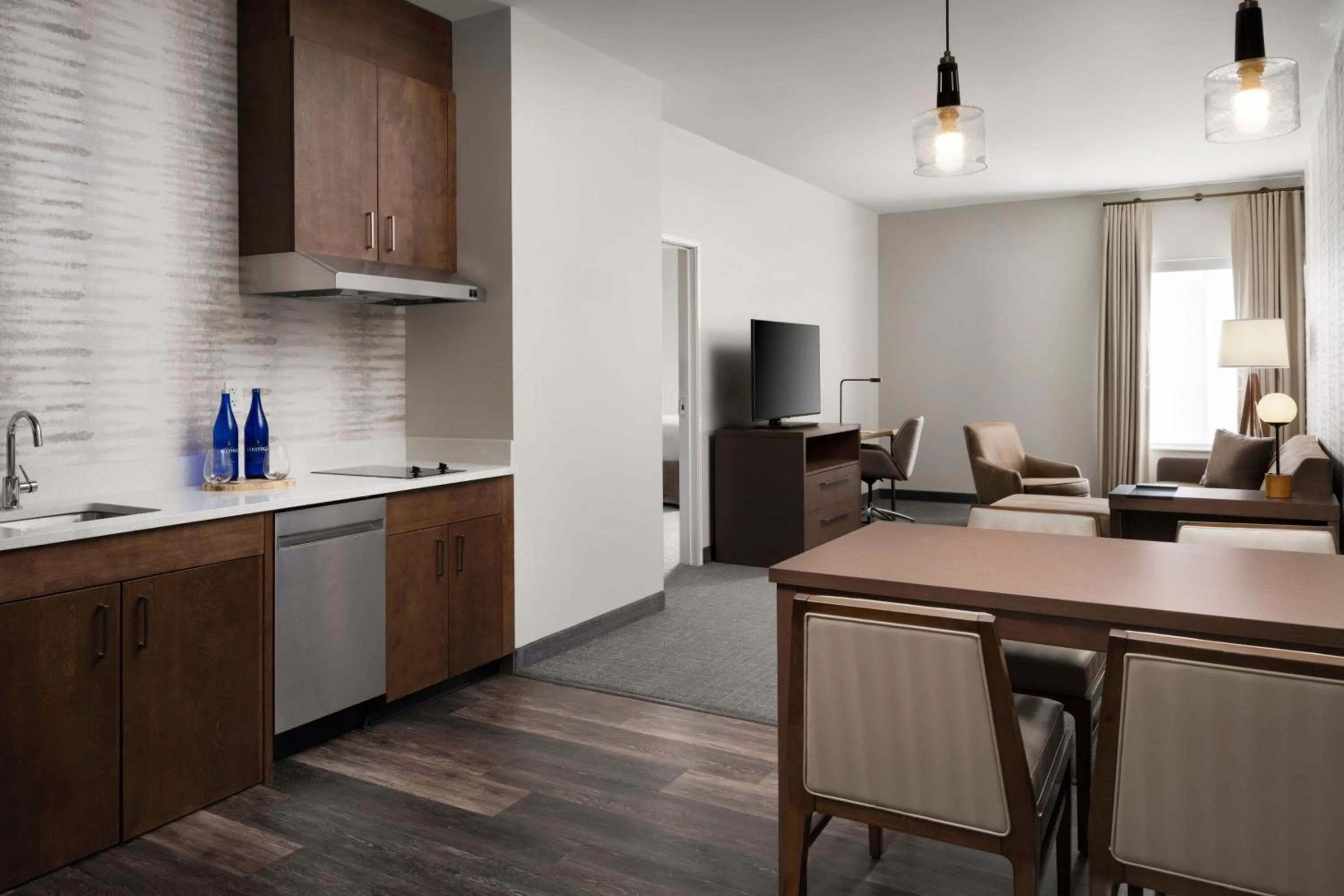 Living room in Inn at Bellefield Residence Inn by Marriott