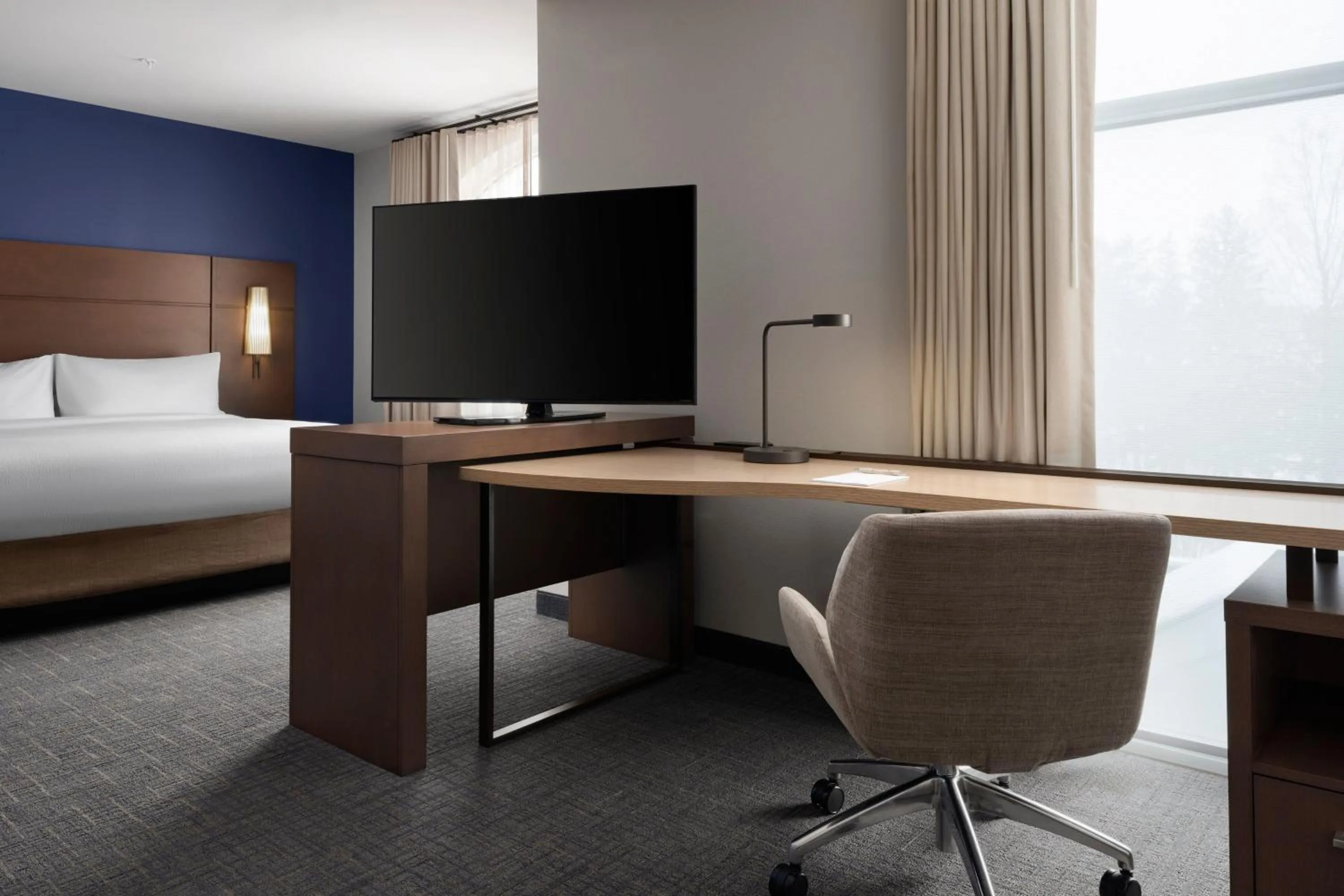 Bedroom, Bed in Inn at Bellefield Residence Inn by Marriott