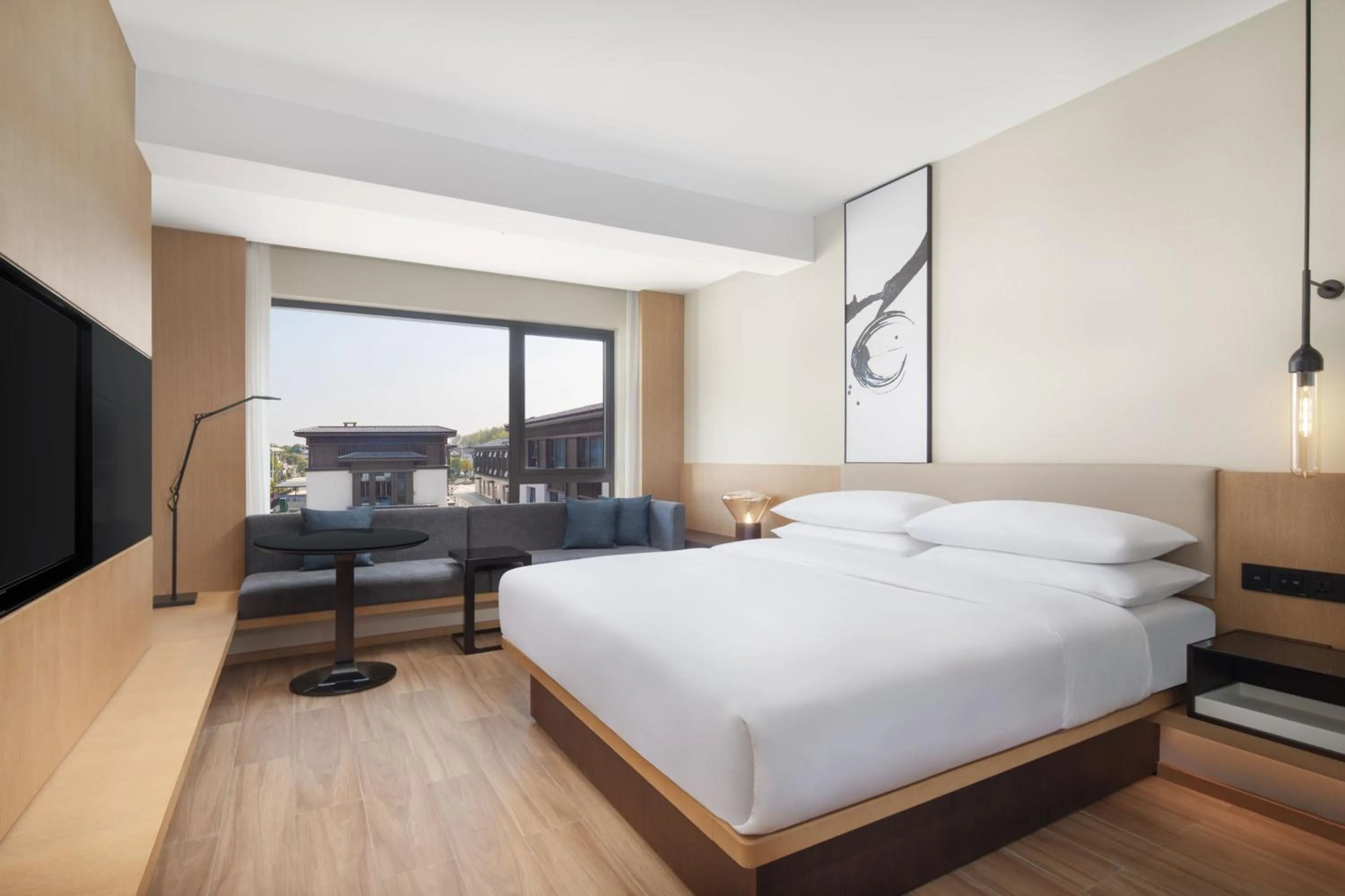 Photo of the whole room, Bed in Fairfield by Marriott Yangzhou Slender West Lake