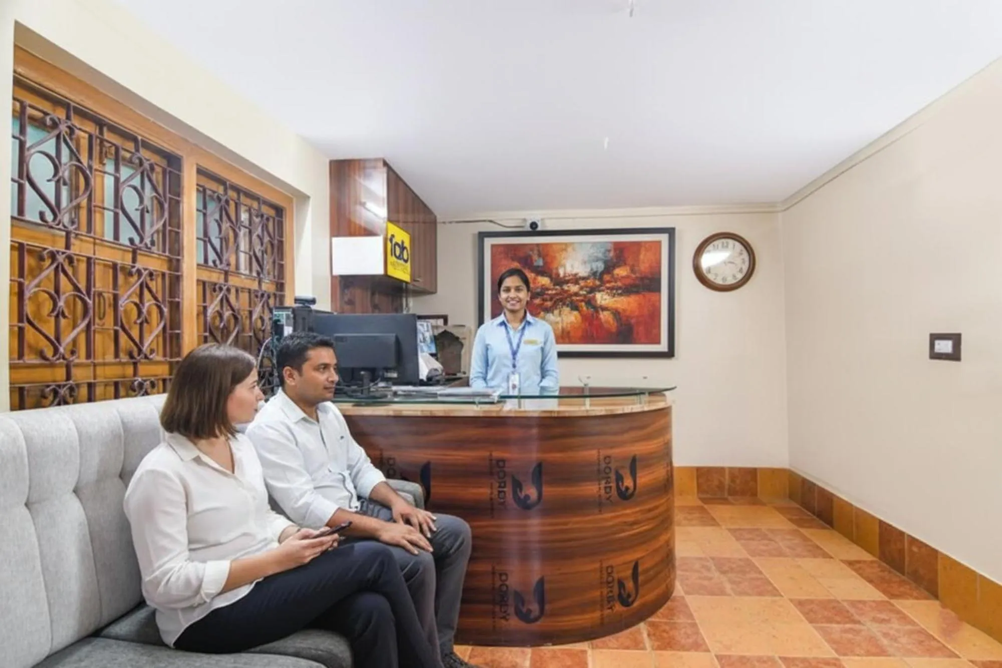 Lobby or reception in FabHotel Sriya - City Center, Durgapur