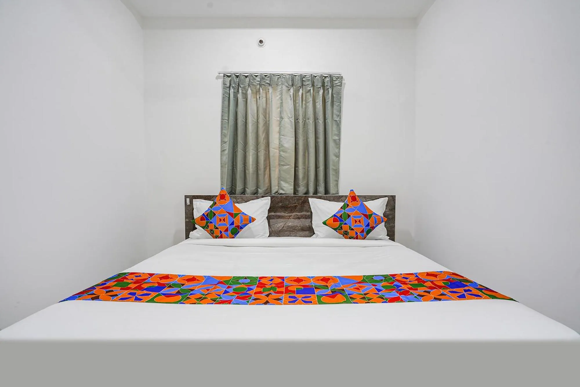 Bed in FabHotel Rooms 27 - Nr Hitech City