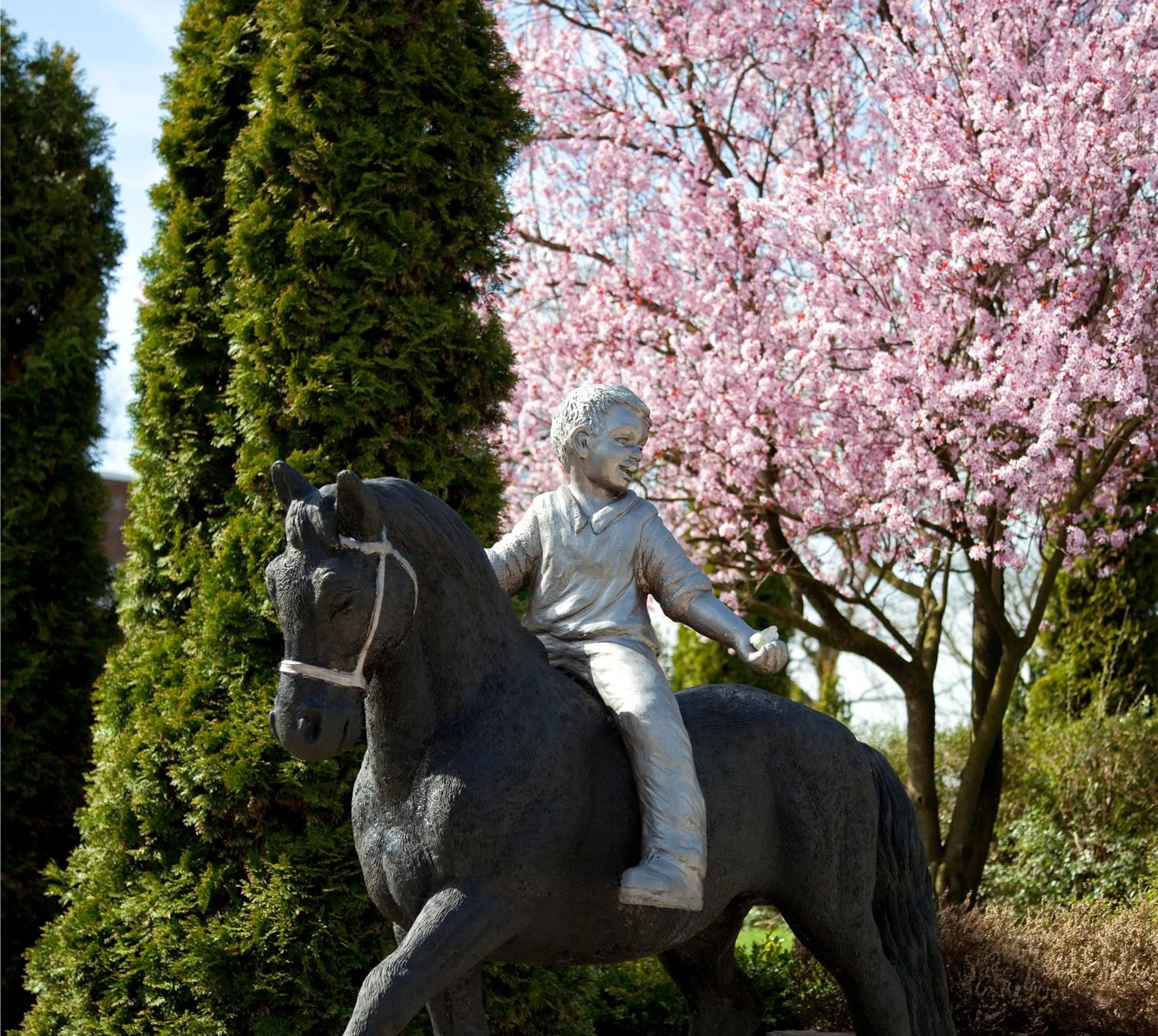 Garden view in Hotel Restaurant Eeserhof