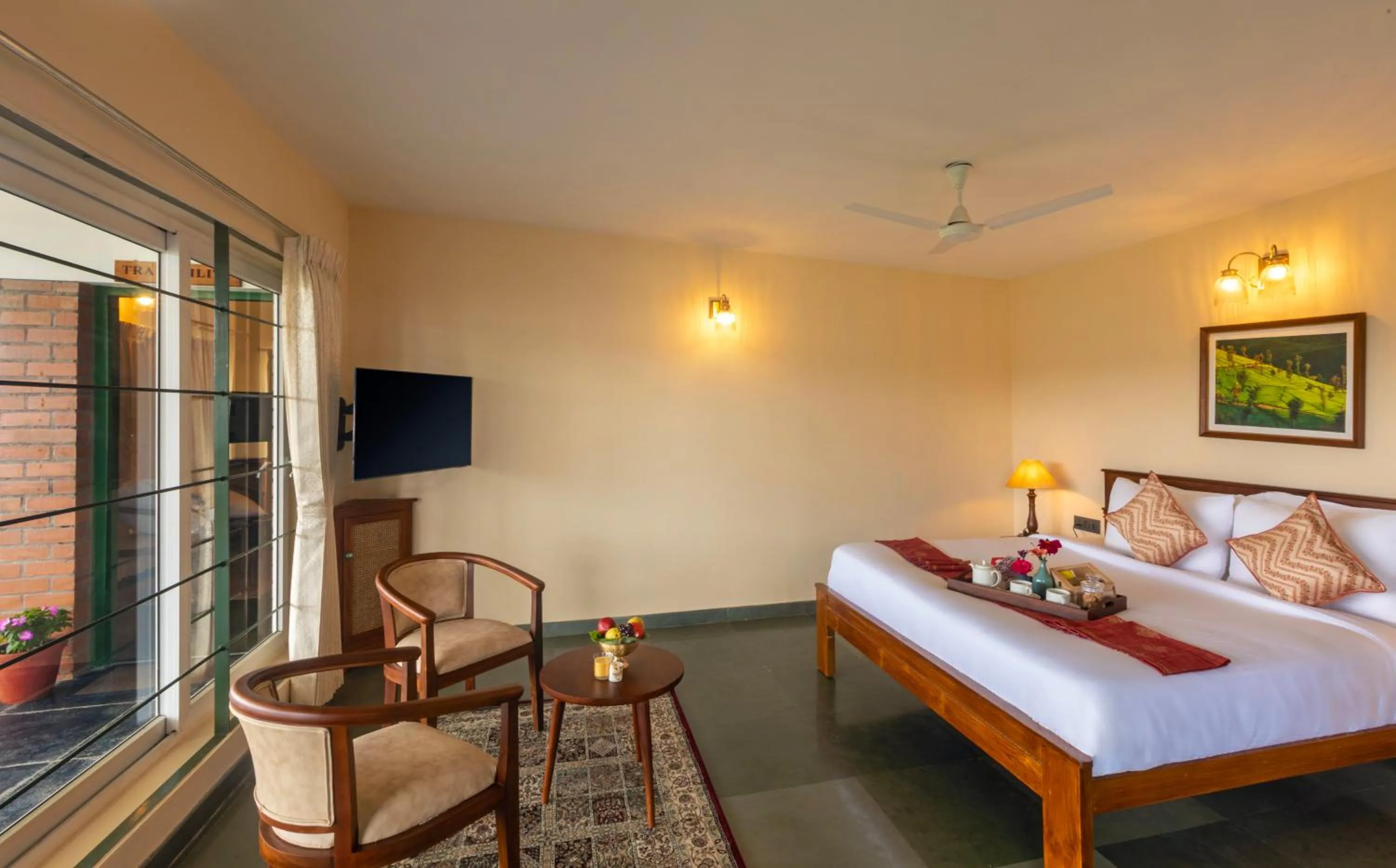 Bedroom, Bed in Solitude by Nature Resorts and Stays