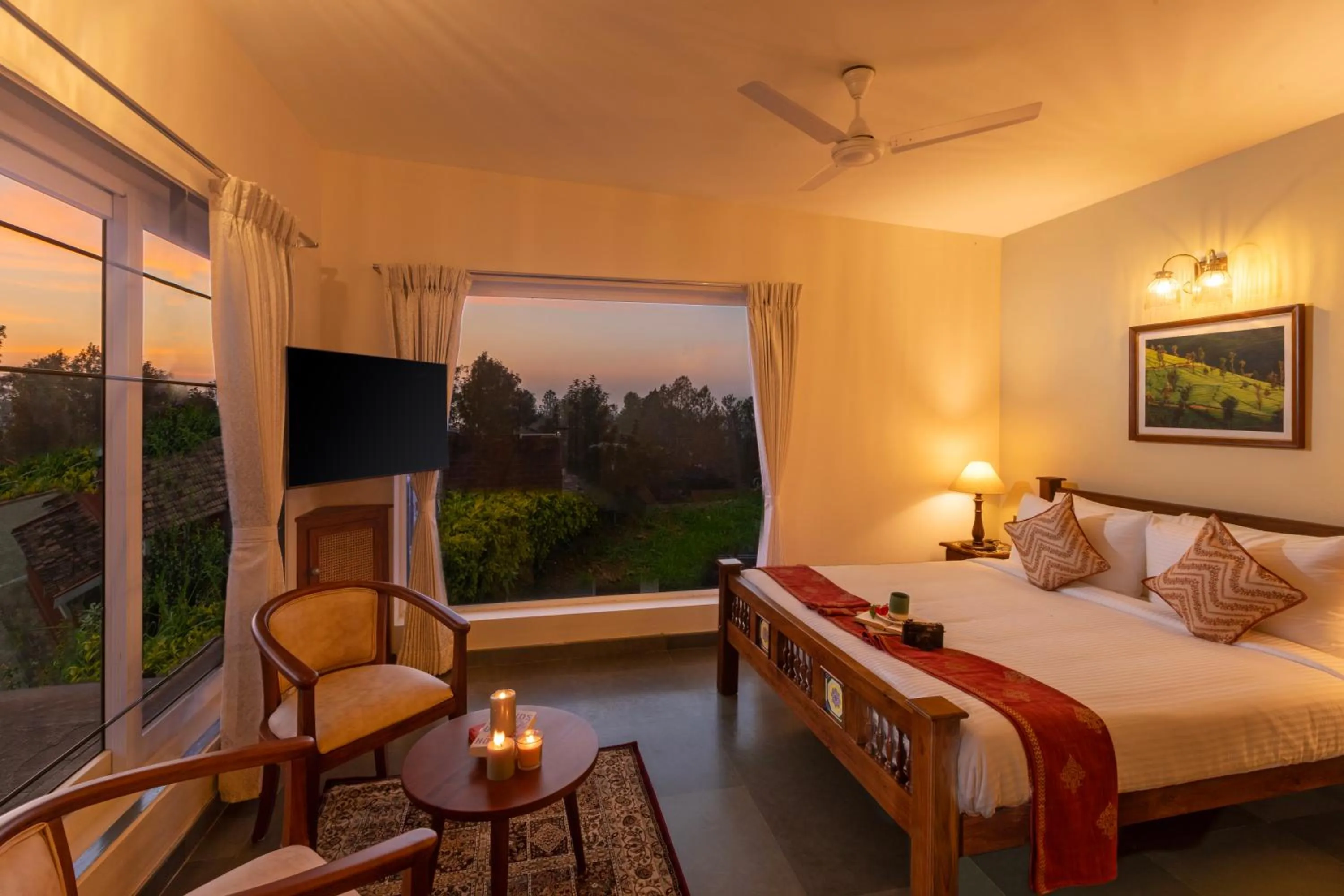 Bedroom, Bed in Solitude by Nature Resorts and Stays