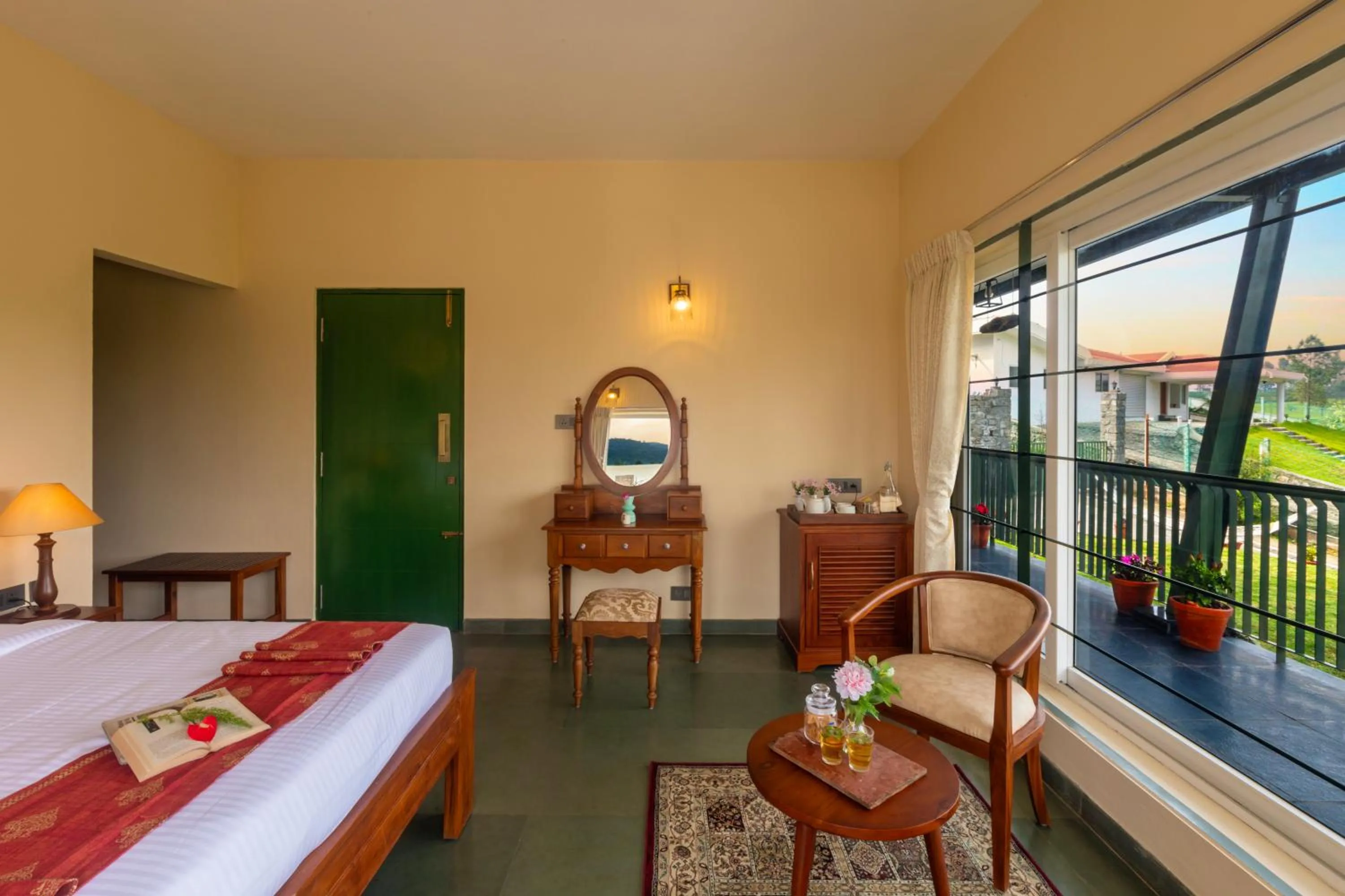 Bedroom, Bed in Solitude by Nature Resorts and Stays