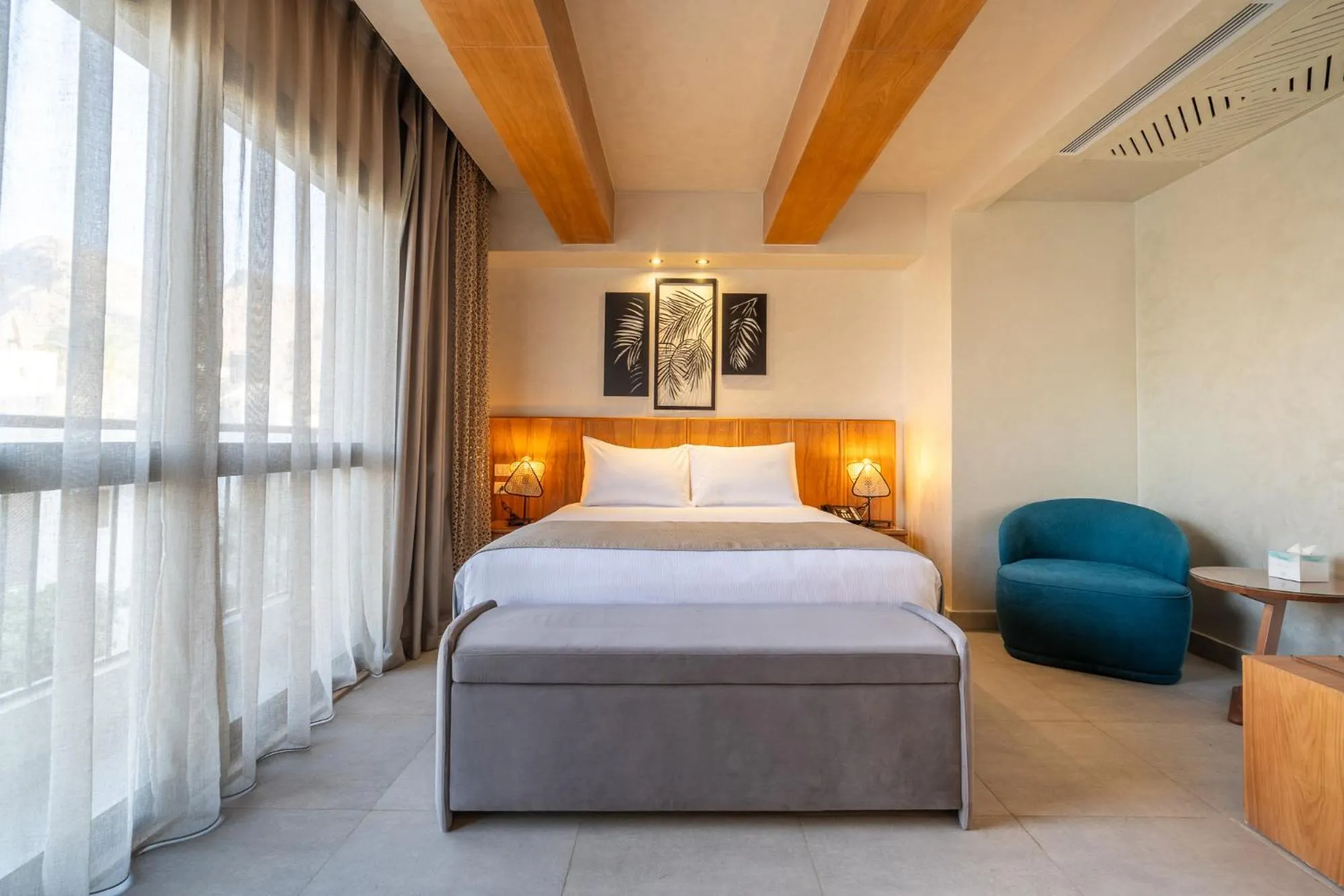 Bed in Al Masa Hotel El Sokhna