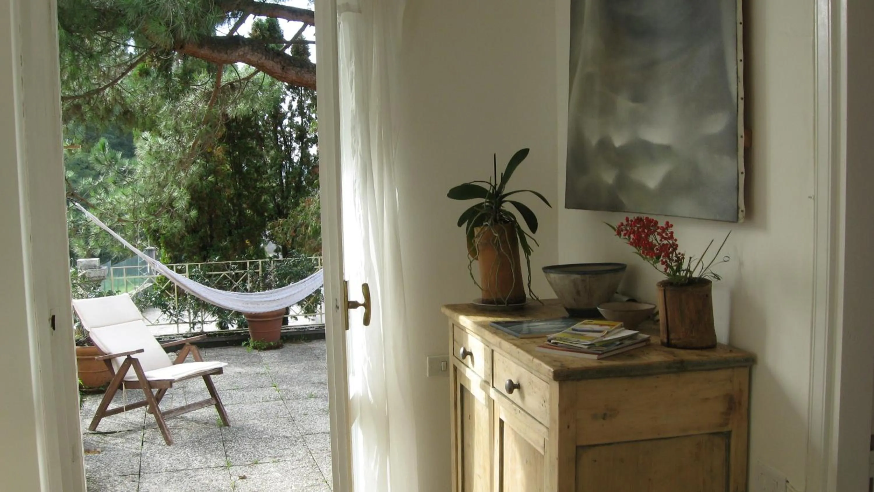 Balcony/Terrace in apartment BB Lago Nel Pagliaio