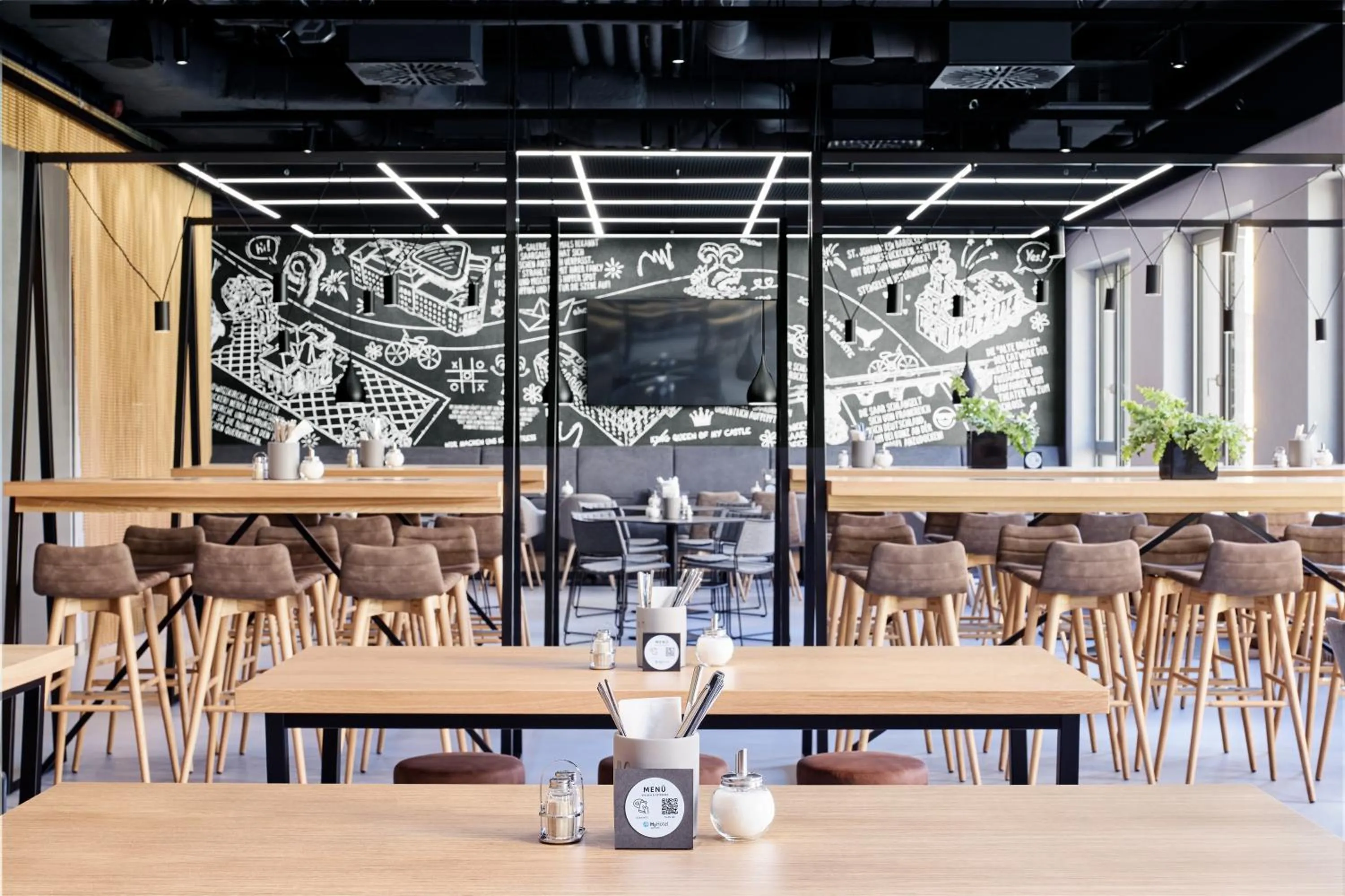 Restaurant/places to eat in H2 Hotel Saarbrücken