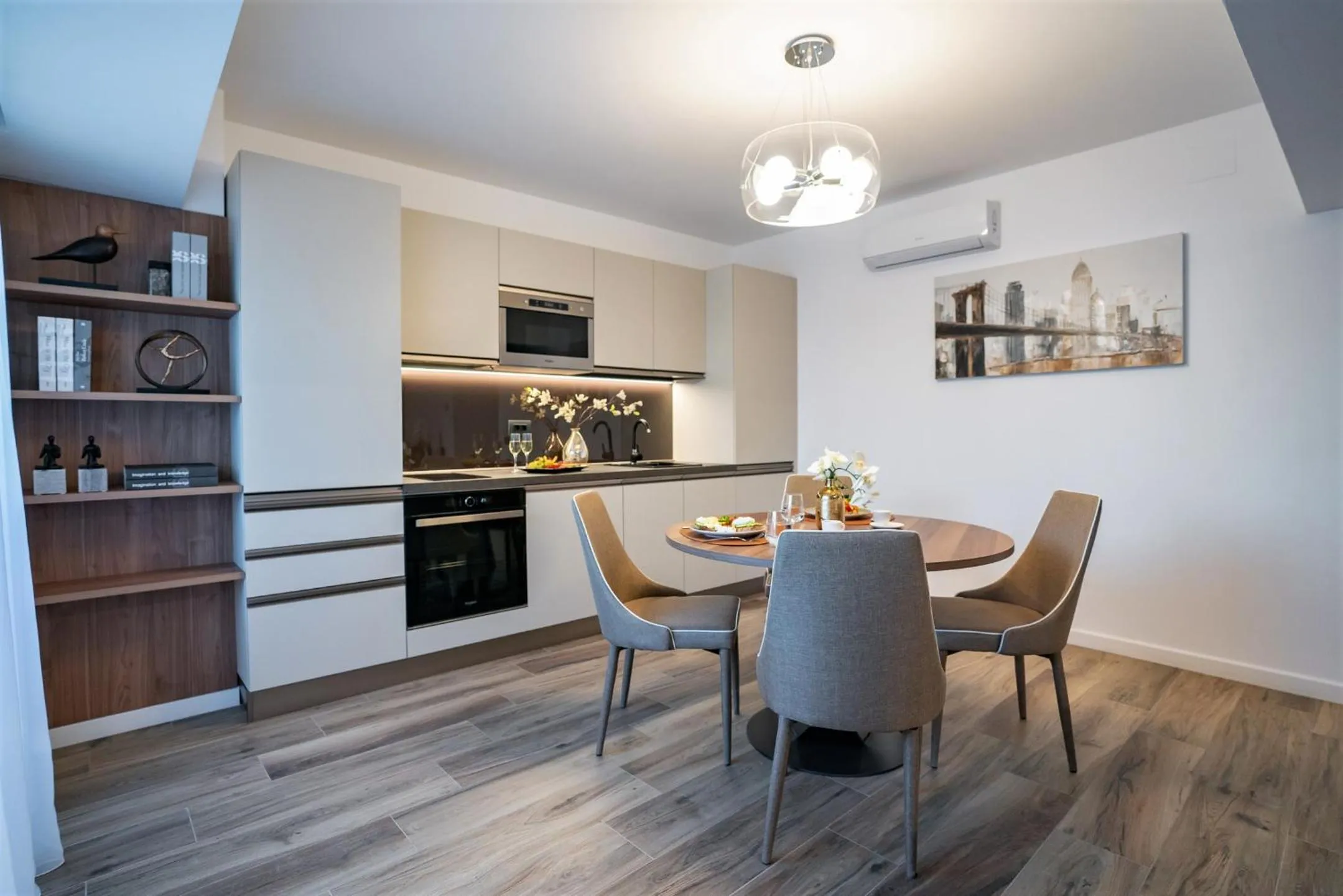 Kitchen or kitchenette in NOVOS ApartHotel